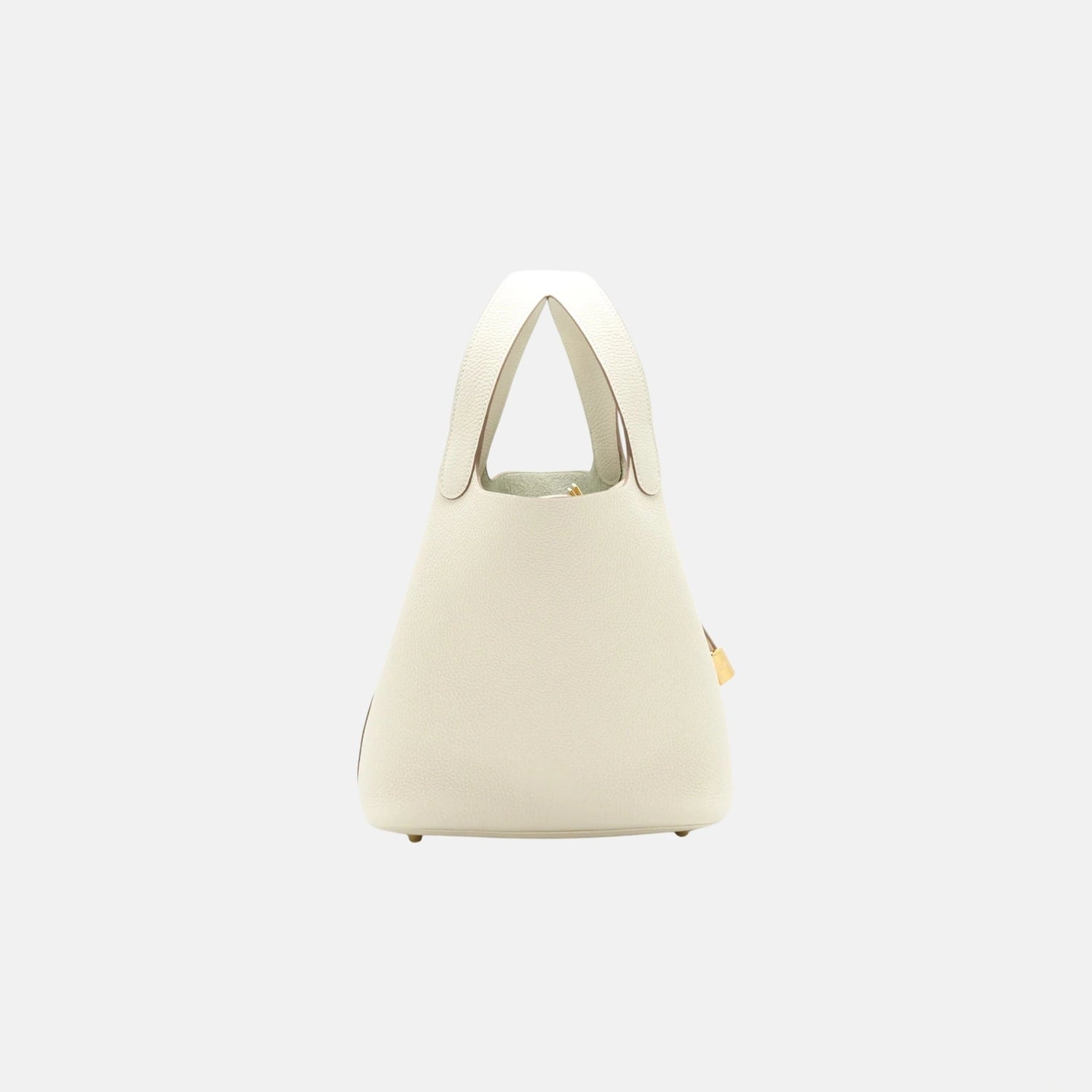 Hermes Picotin 22 Craie Clemence Leather GHW, Side