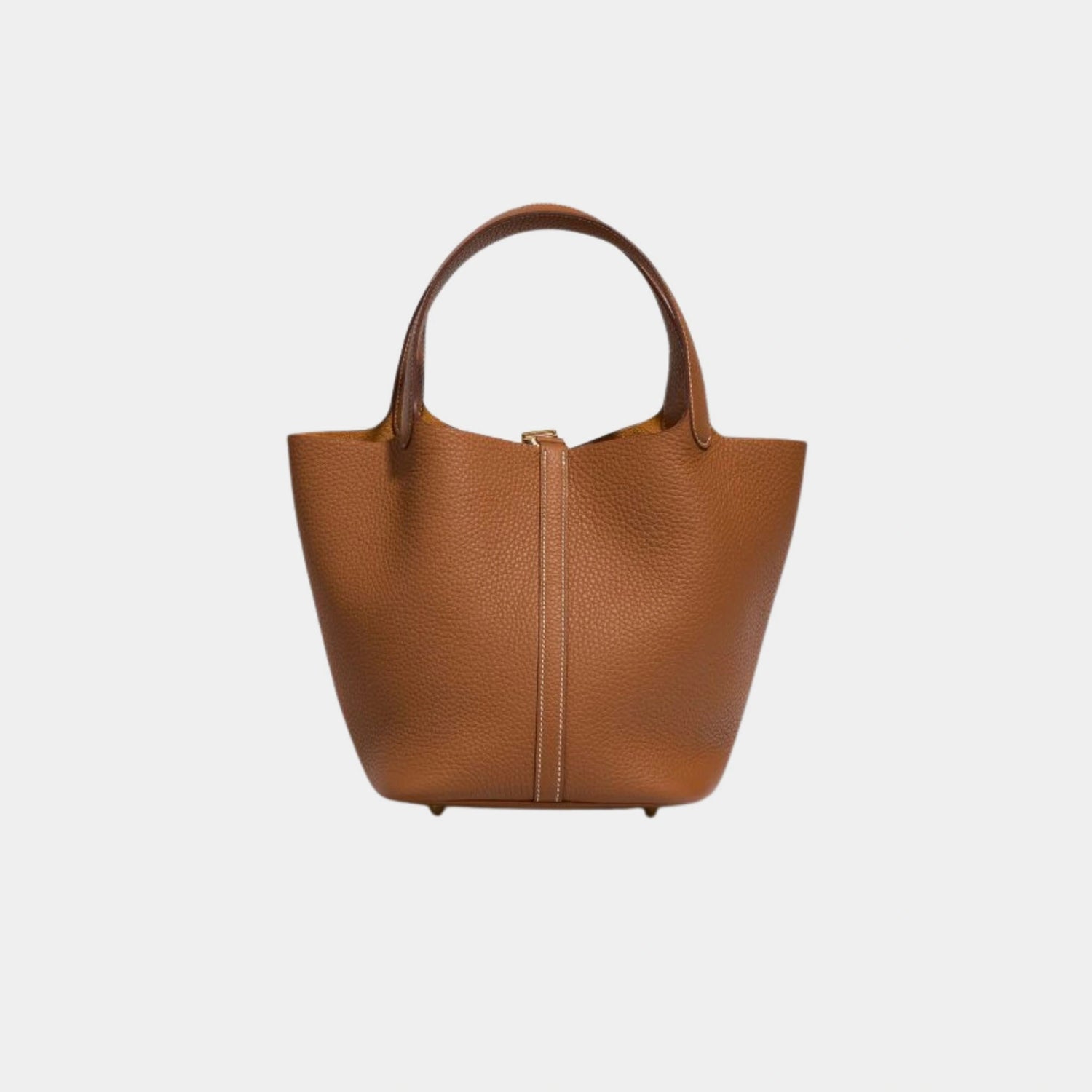 Hermes Picotin 22 Taurillon Clémence Gold GHW, Back