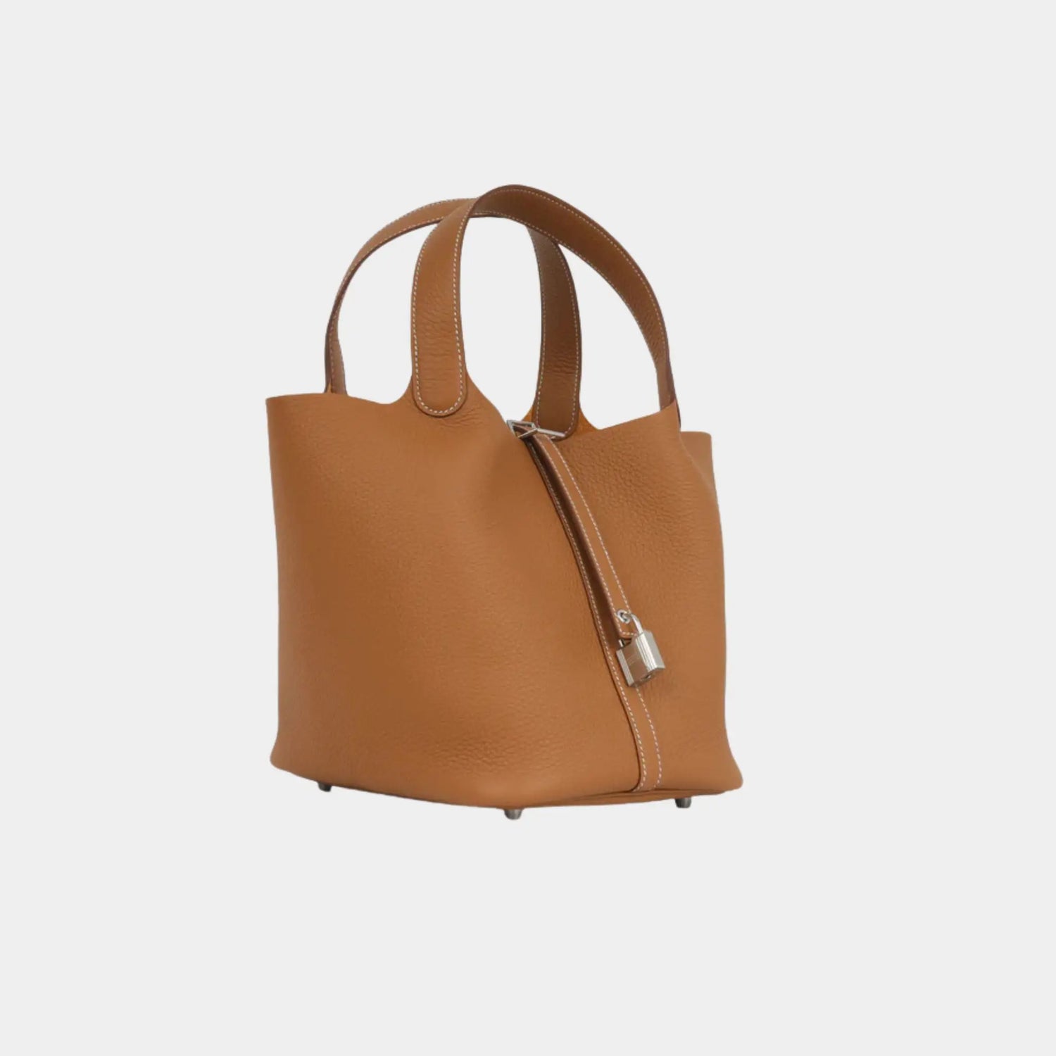 Hermes Picotin 22 Taurillon Clemence Gold PHW, Side