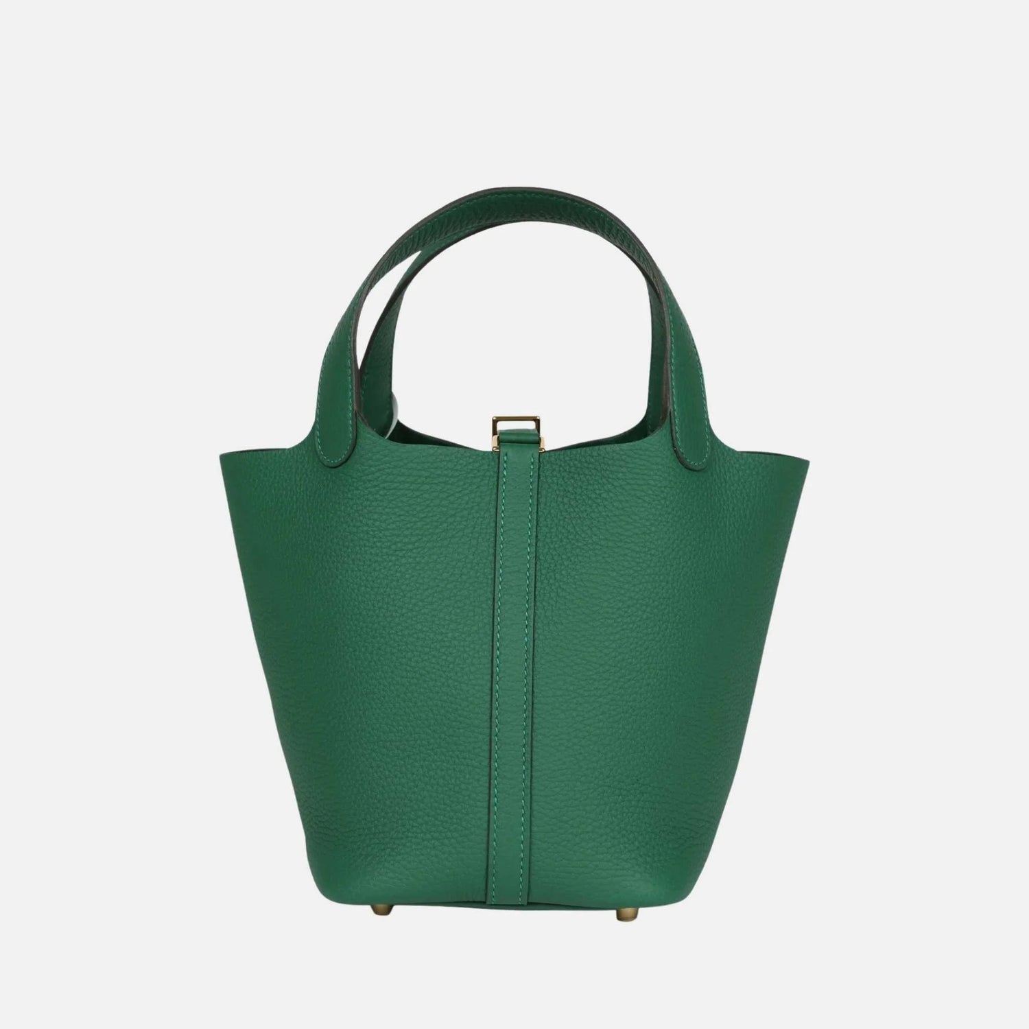 Hermes Picotin Lock 18 Vert Moyen Clemence GHW, Back