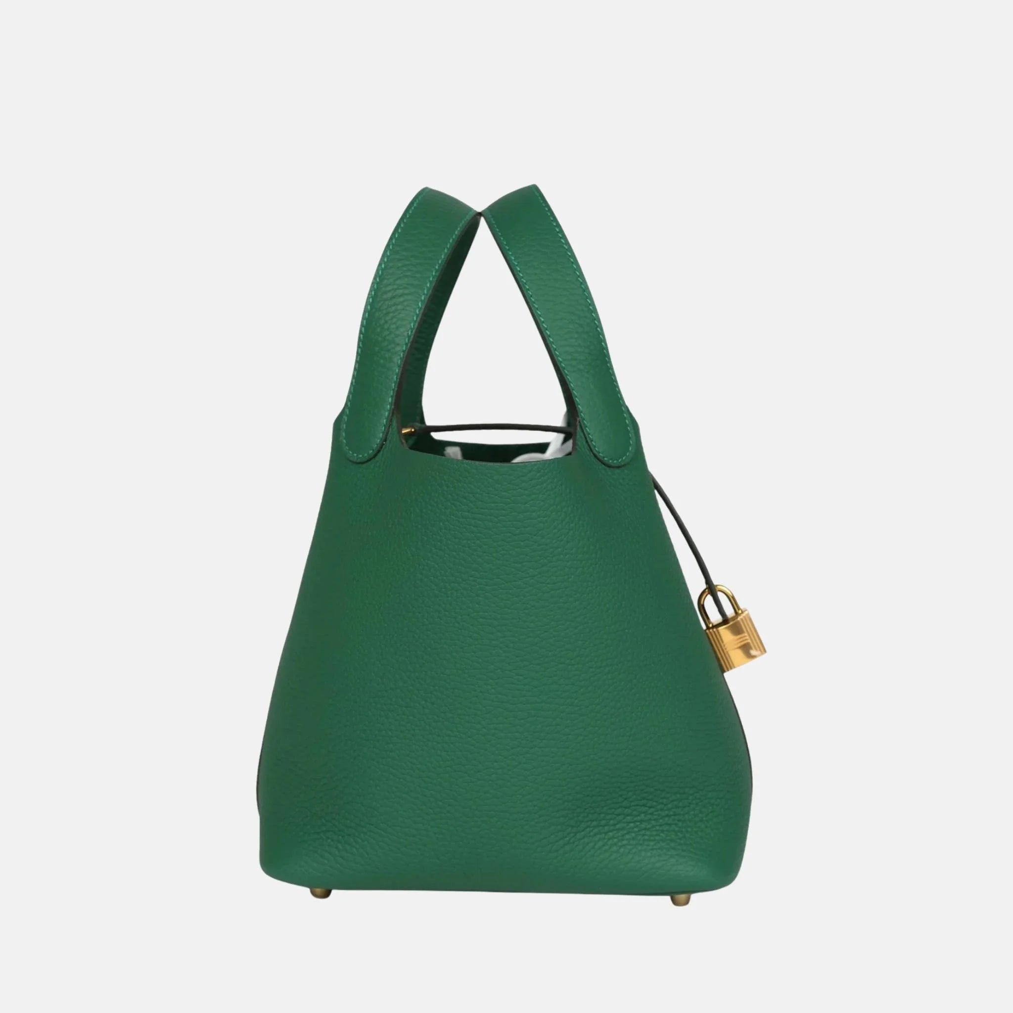 Hermes Picotin Lock 18 Vert Moyen Clemence GHW, Side