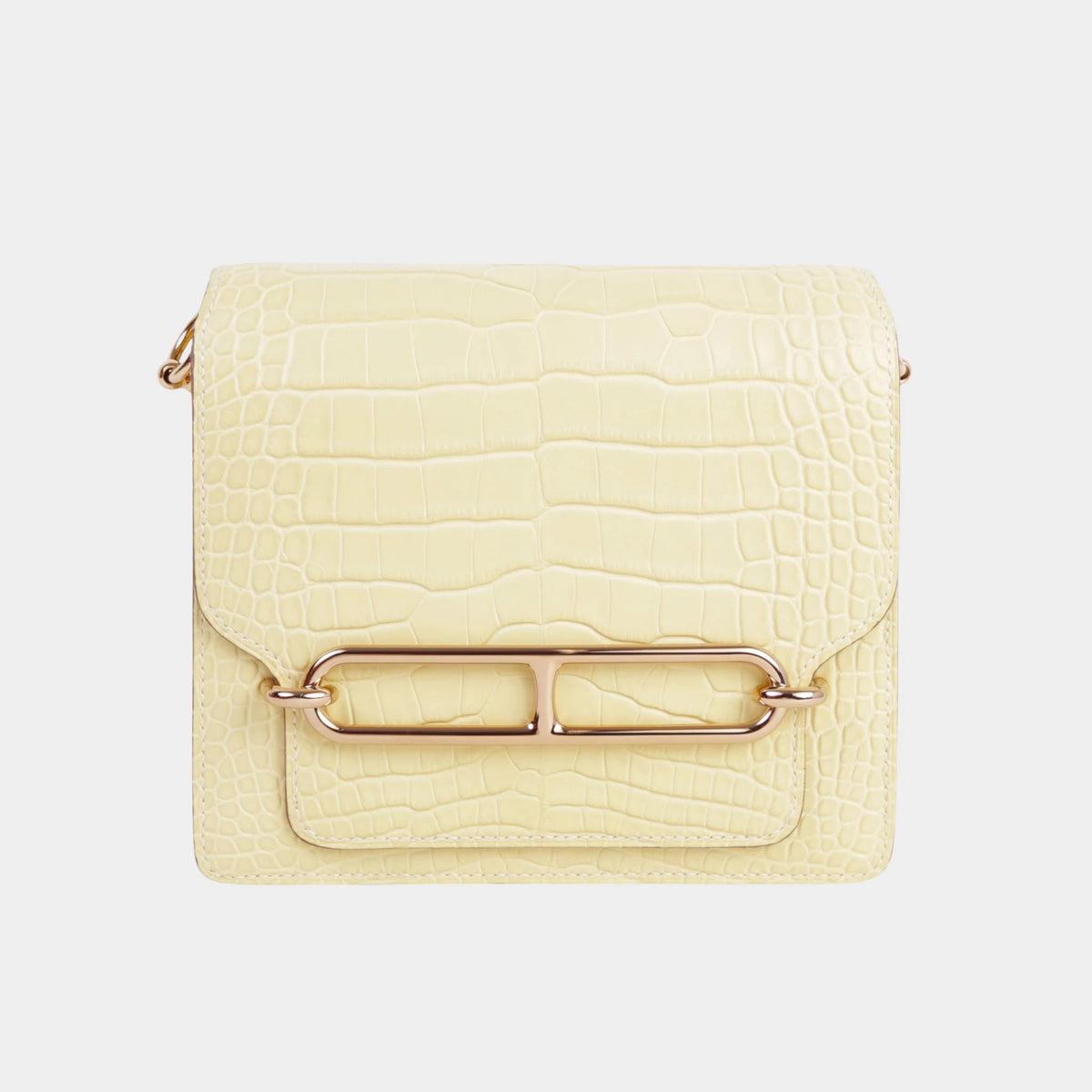 Roulis Mini Matte Alligator Vanille PBHW