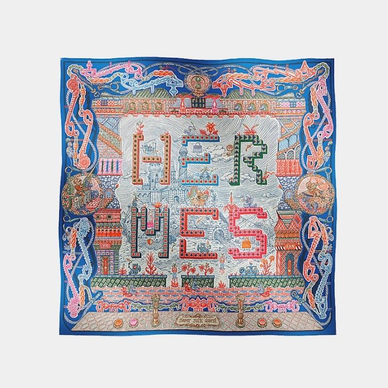 Hermes Super Silk Quest Scarf 90 – SANDS