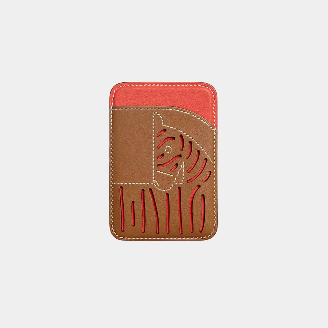 Hermes Zebra MagSafe Card Holder, Front