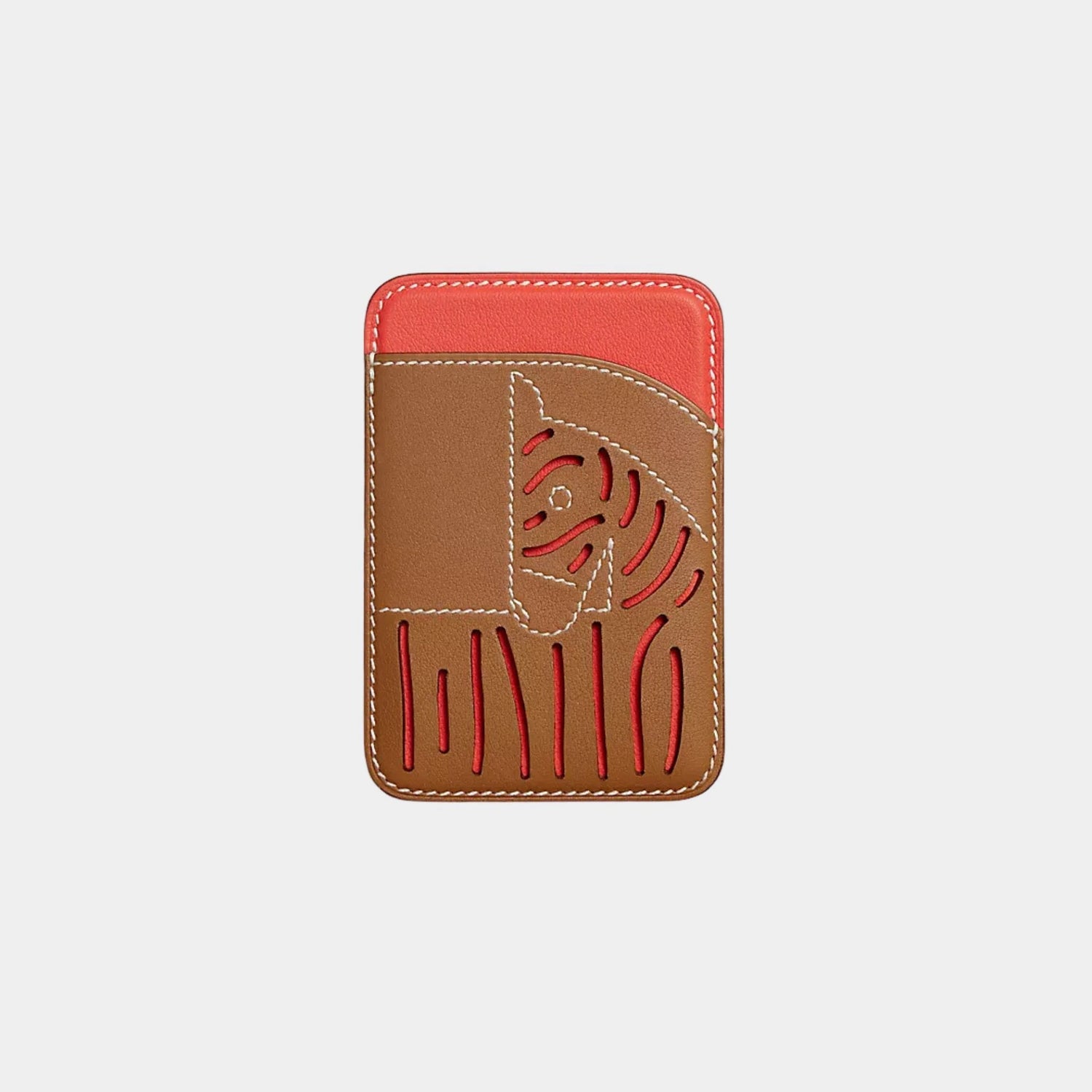 Hermes Zebra MagSafe Card Holder, Front