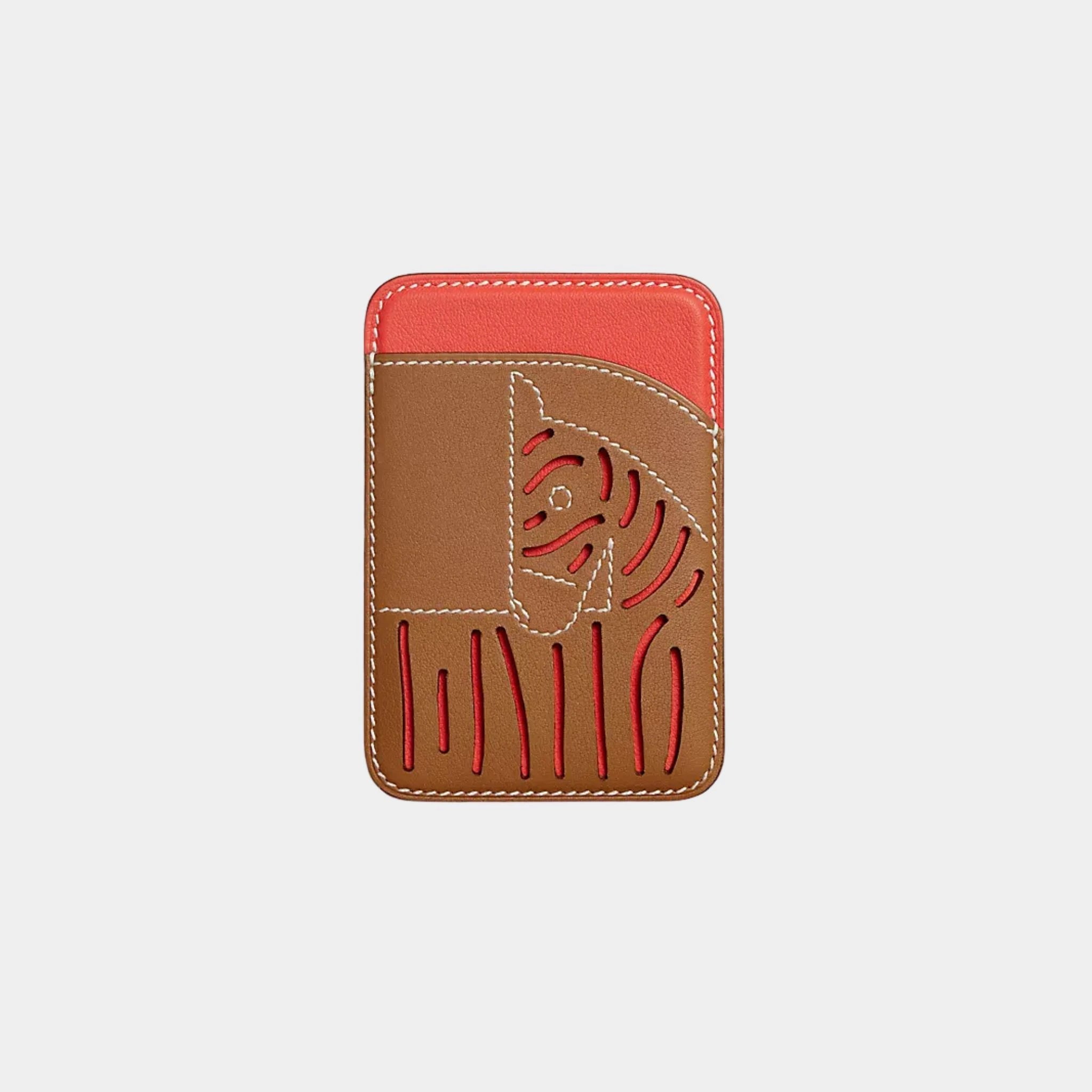 Hermes Zebra MagSafe Card Holder, Front