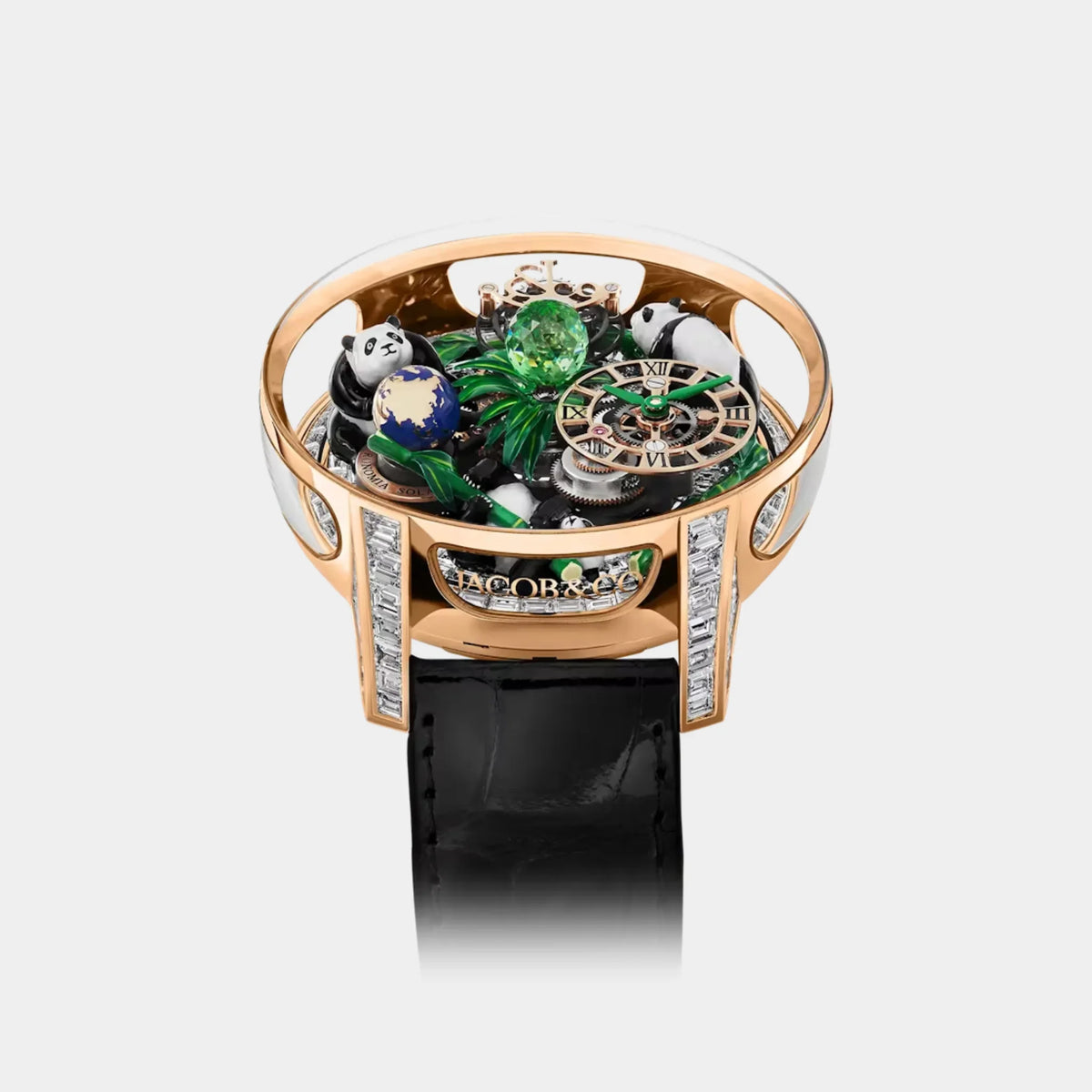 Astronomia Art Static Panda Rose Gold Baguette