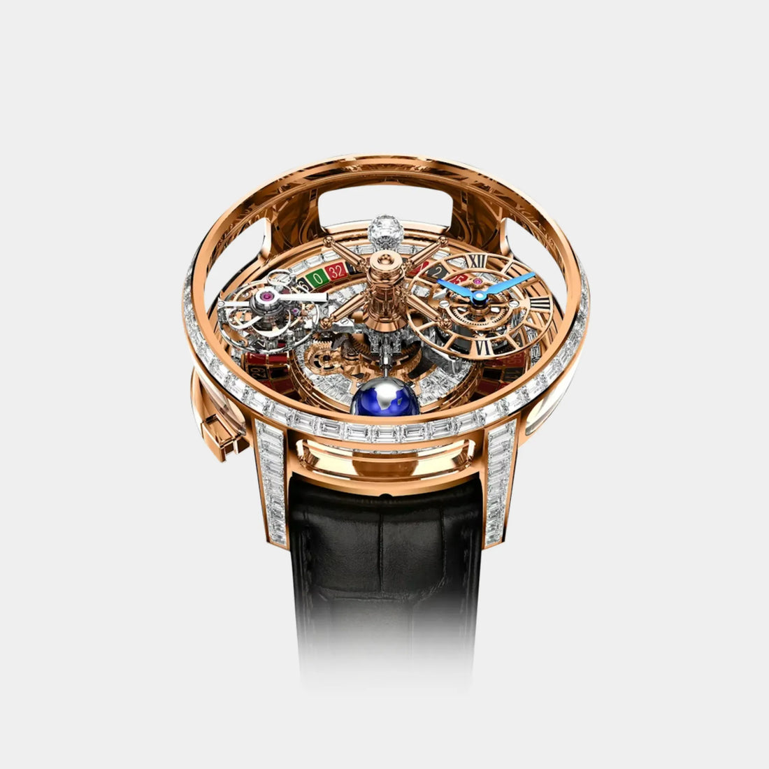 Jacob &amp; Co. Astronomia Casino Rose Gold Baguette AT860.40.BD.BD.A