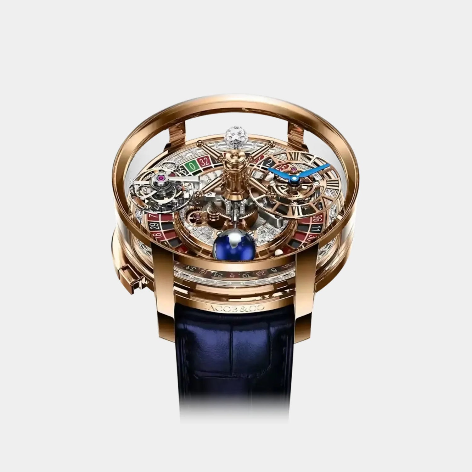 Jacob &amp; Co. Astronomia Casino Rose Gold Baguette Dial AT160.40.AB.AE.A