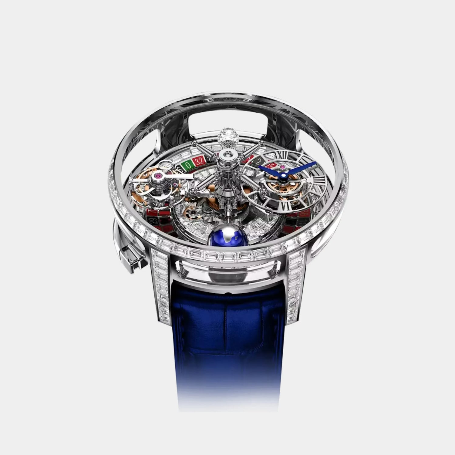 Jacob &amp; Co. Astronomia Casino White Gold Baguette AT860.30.BD.BD.A