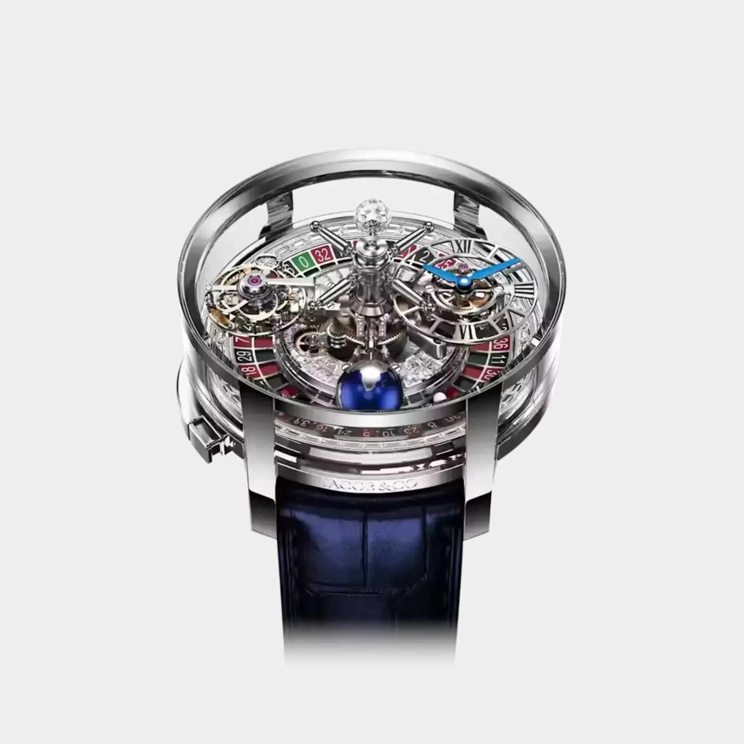 Jacob &amp; Co Astronomia Casino White Gold Baguette Dial AT160.30.AA.AB.A