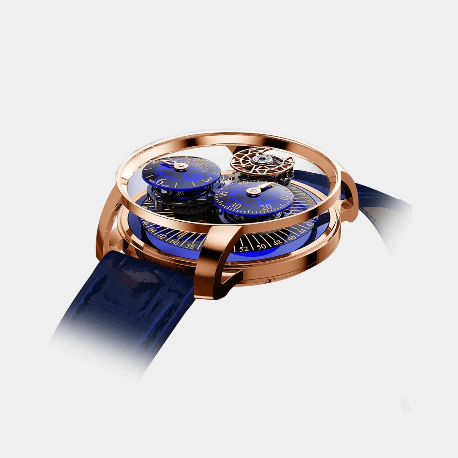Jacob &amp; Co Astronomia Regulator Blue Rose Gold, Side