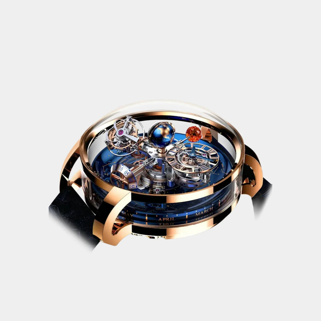 Jacob &amp; Co. Astronomia Sky Rose Gold Red Moon AT110.40.AA.AD.B