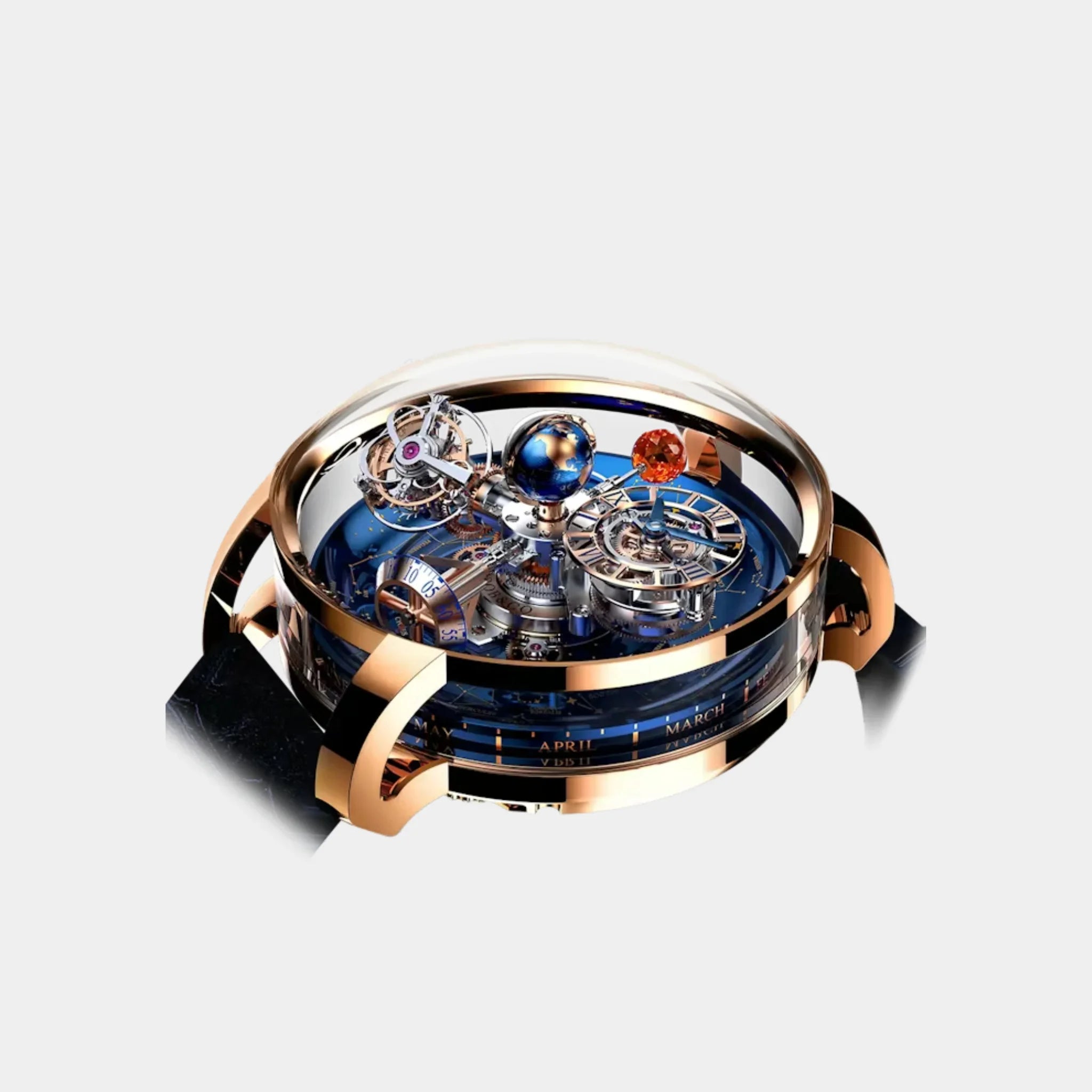 Jacob &amp; Co. Astronomia Sky Rose Gold Red Moon AT110.40.AA.AD.B