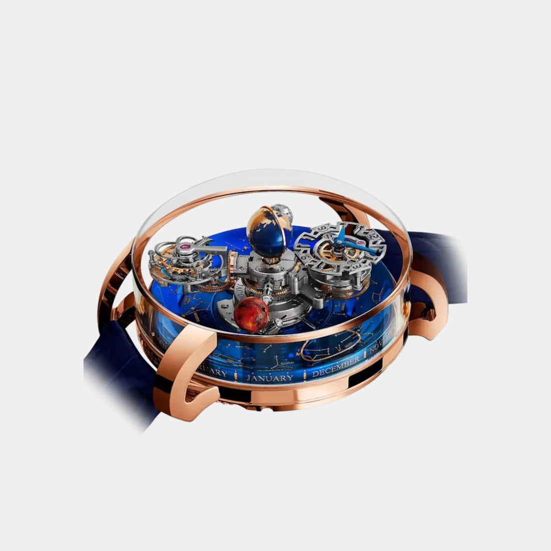 Jacob & Co. Astronomia Sky Rose Gold Sapphire Mars AT113.40.AA.AA.A