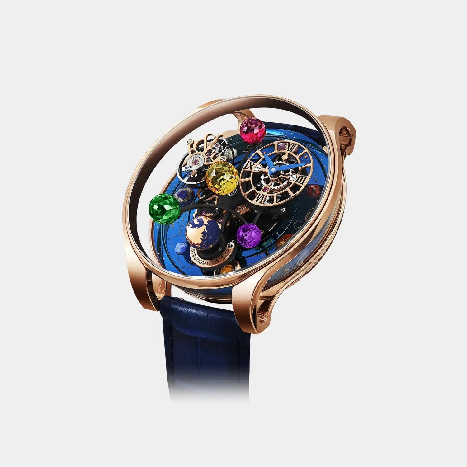 Jacob &amp; Co. Astronomia Solar Constellations Rose Gold - Citrine Center, Front