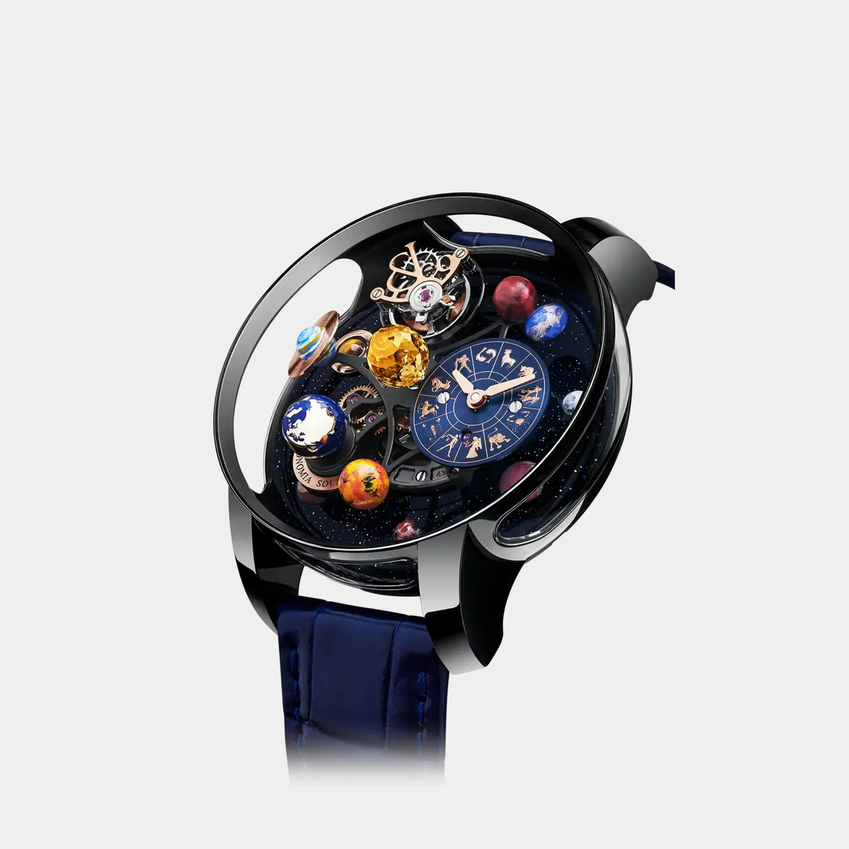 Astronomia Solar Zodiac Black DLC Titanium & Sapphire