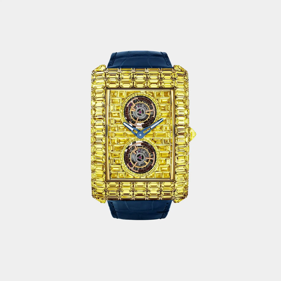 Jacob & Co. Billionaire Double Tourbillon Angel Cut - Yellow Diamond, Front
