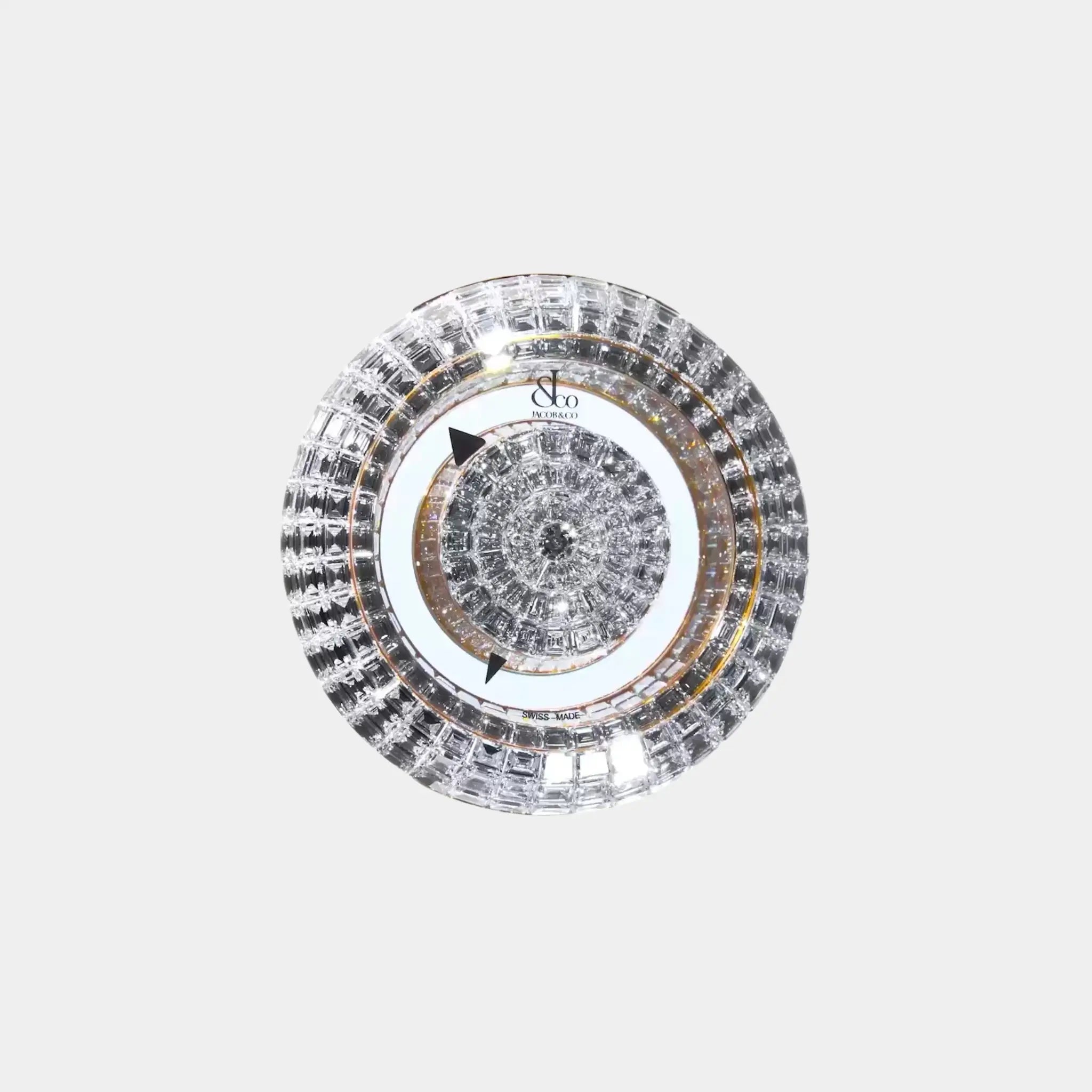 Jacob &amp; Co. Brilliant Mystery 44mm Diamonds Rose Gold, Case