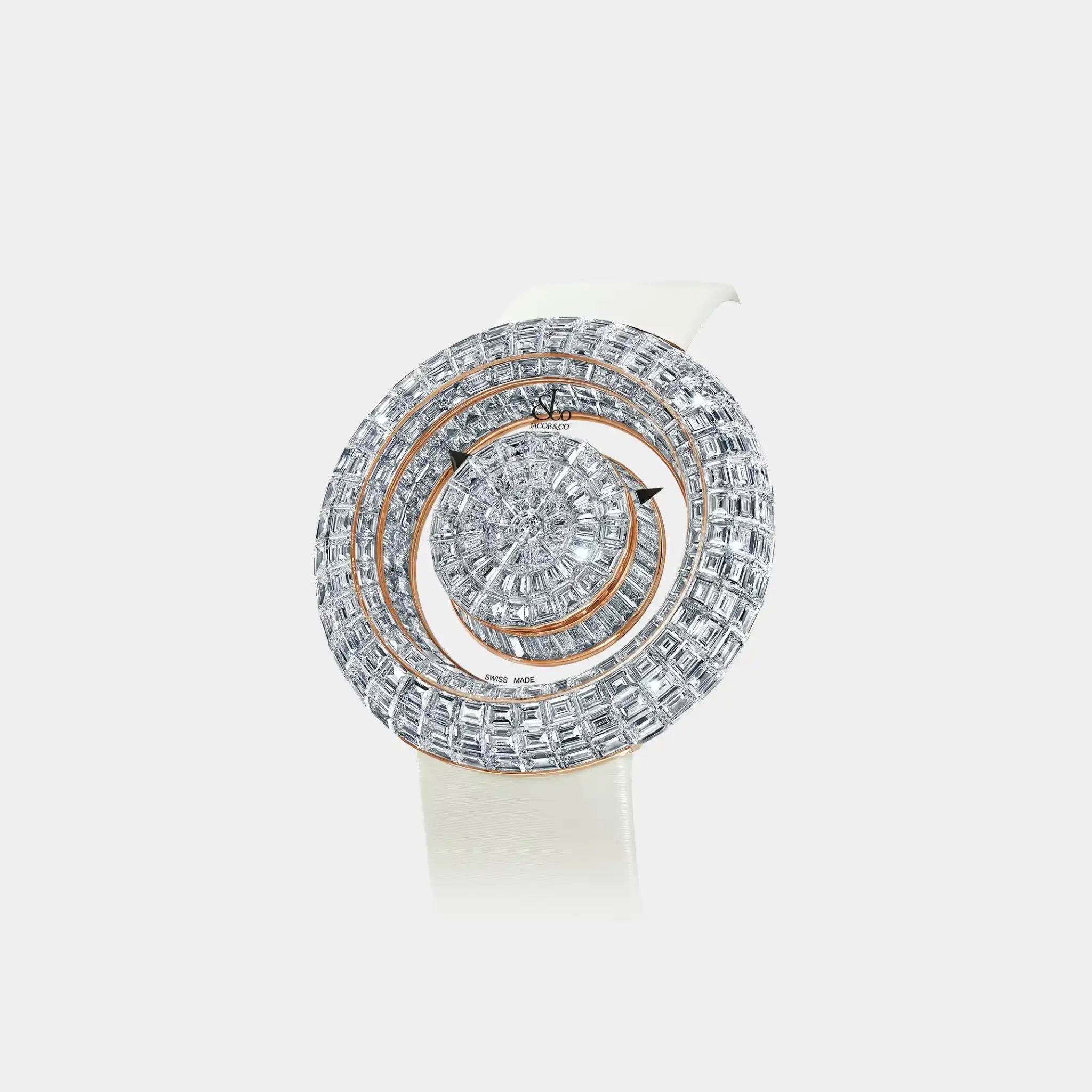 Jacob &amp; Co. Brilliant Mystery 44mm Diamonds Rose Gold, Front