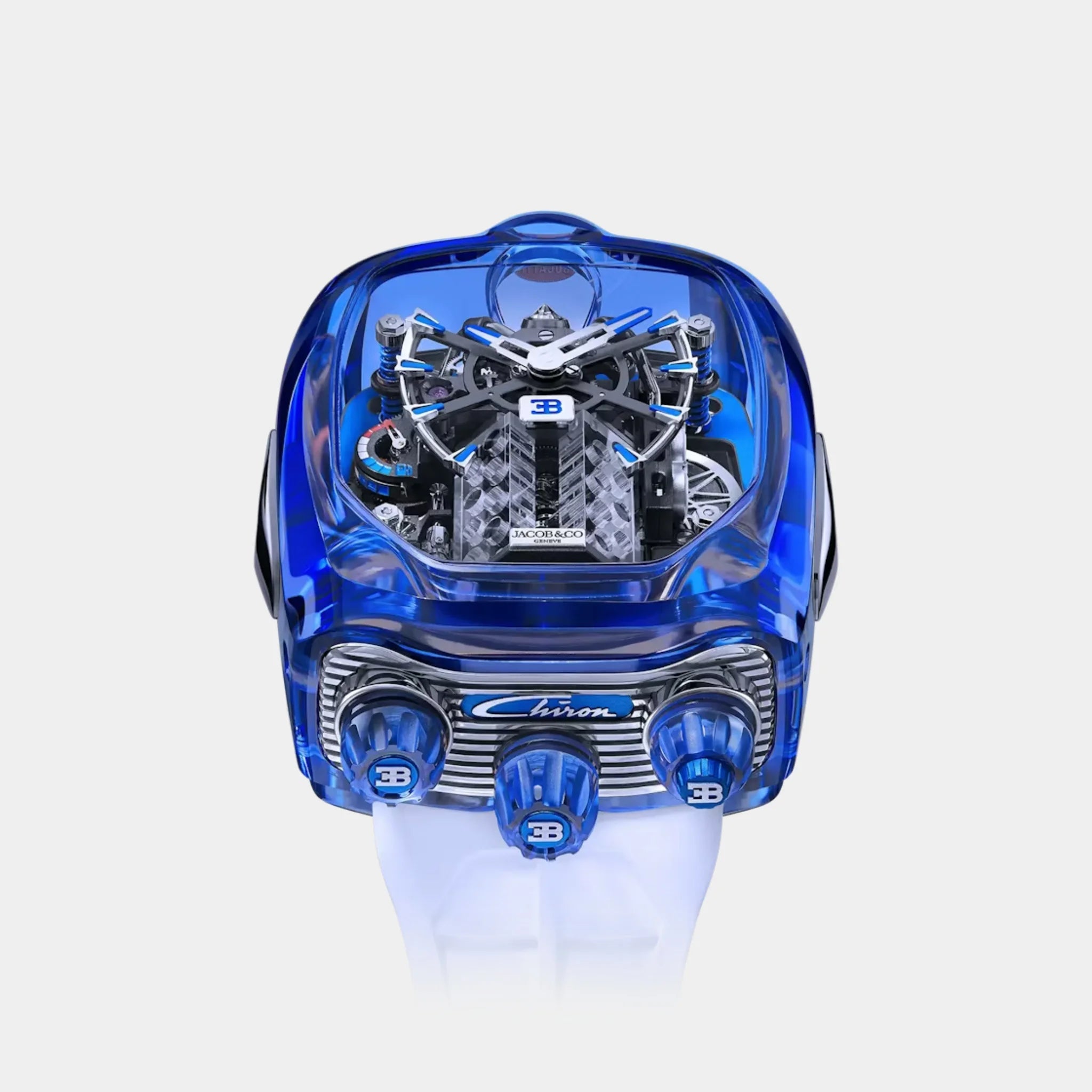Jacob &amp; Co. Bugatti Chiron Tourbillon Blue Sapphire Crystal