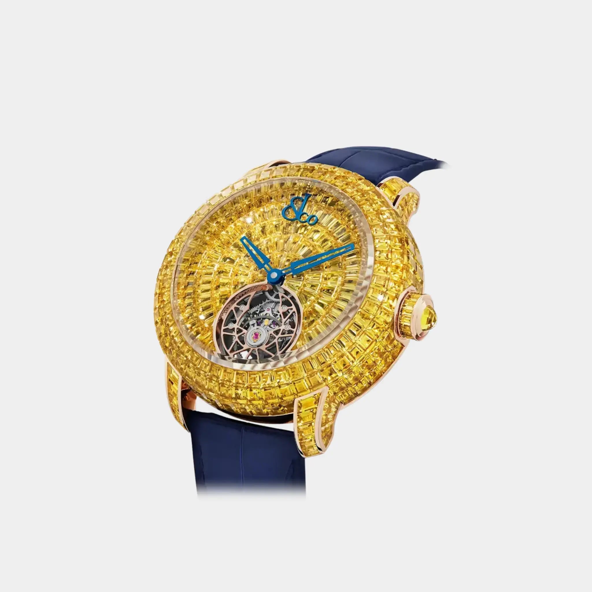 Jacob &amp; Co Caviar Tourbillon Yellow Sapphires CV310.40.AA.AB.A, Side