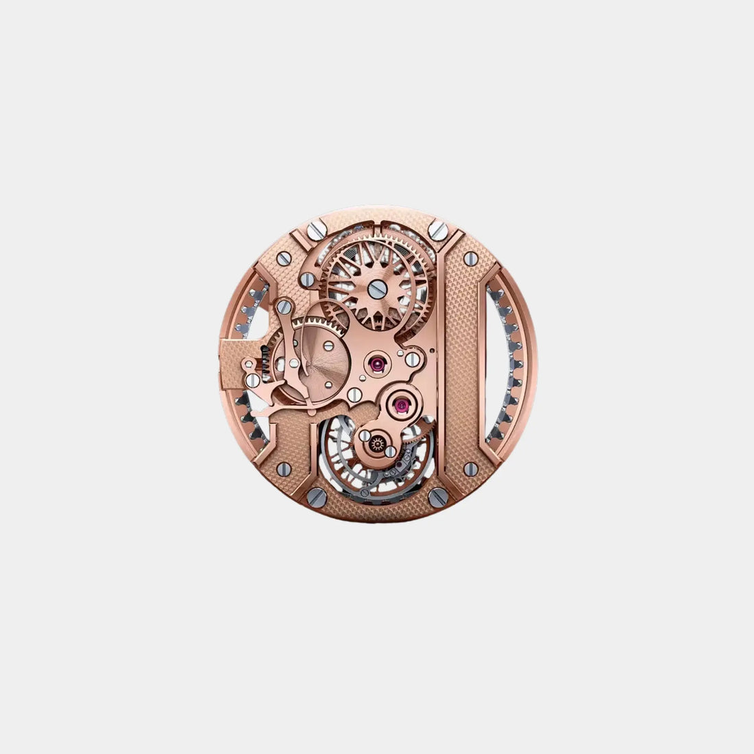 Jacob & Co. Epic X Tourbillon Baguette روز غولد EX520.43.BD.AA.B40BD، الحركة