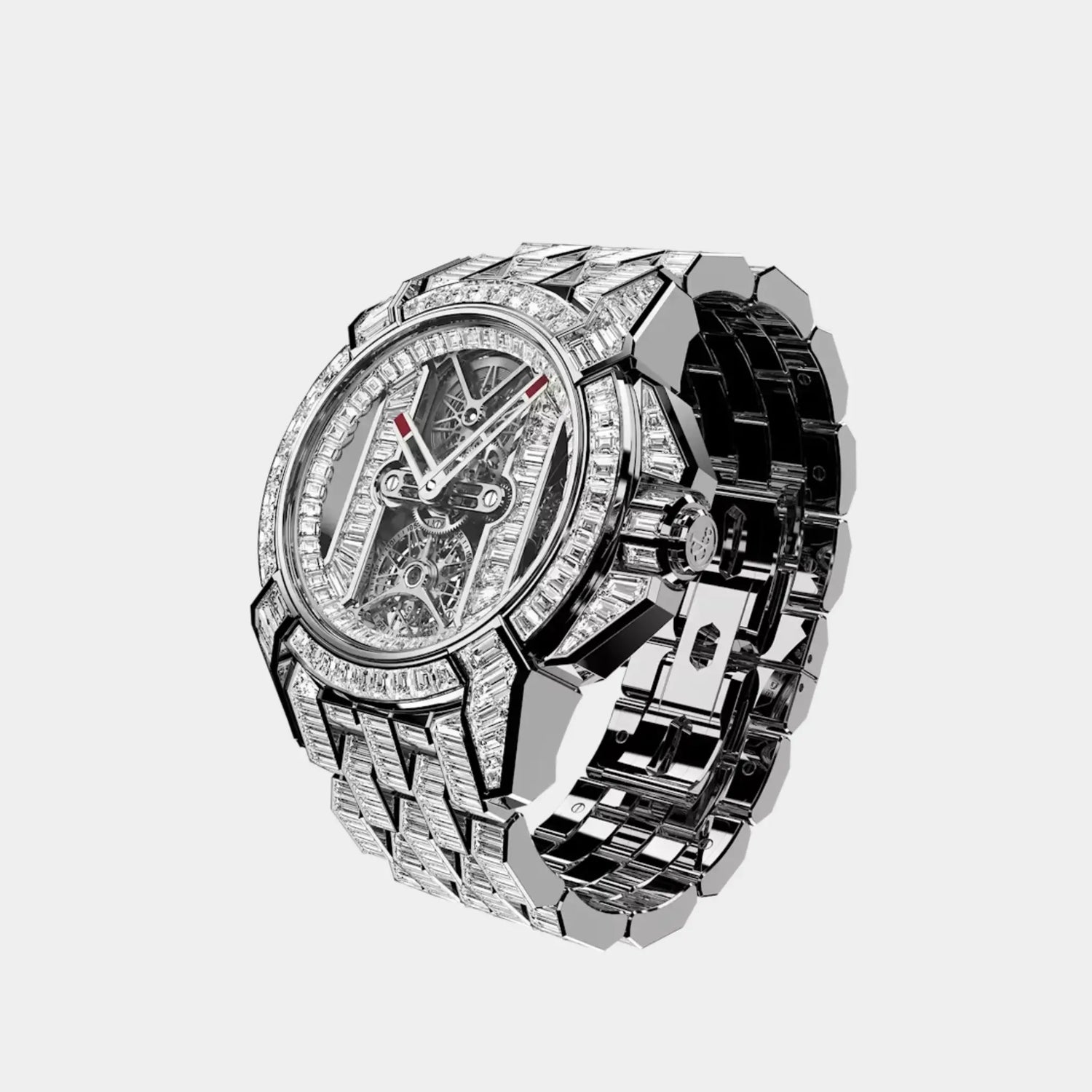 Jacob &amp; Co. Epic X Tourbillon Baguette White Gold EX520.33.BD.AA.A30BD