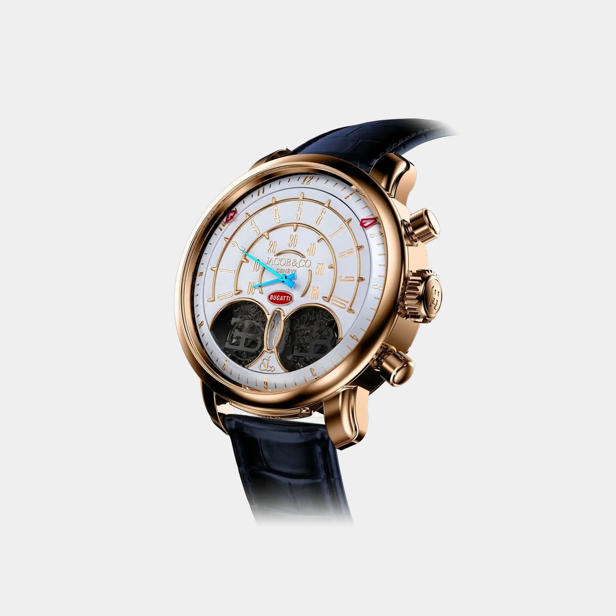 Jacob &amp; Co. Jean Bugatti Rose Gold BU100.40.AA.AA.A, Front