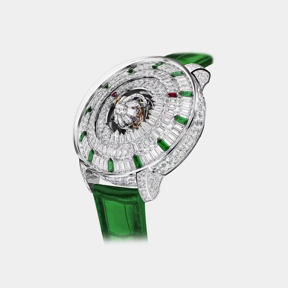 Jacob &amp; Co. The Mystery Tourbillon 44MM Tsavorites and White Diamonds