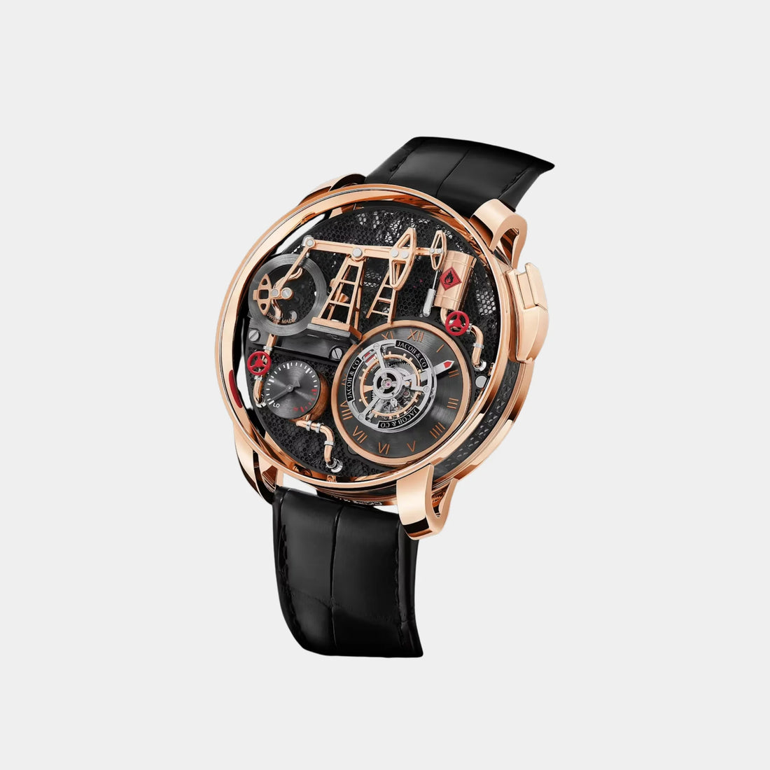 Jacob &amp; Co. Oil Pump Rose Gold 43MM OI110.40.AA.AB.A, Front