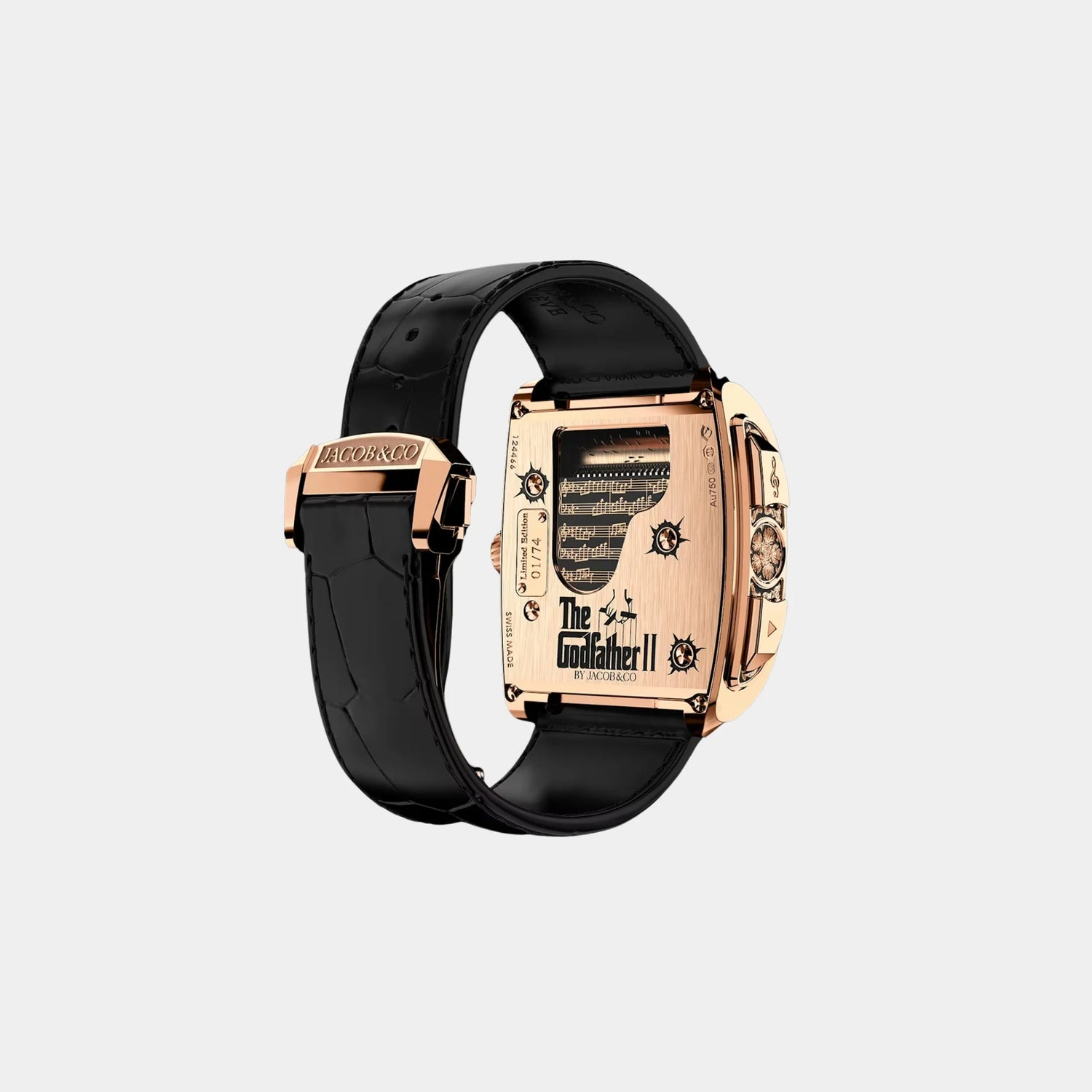 Jacob &amp; Co The Godfather II Rose Gold OP200.40.AA.AA.A, Back