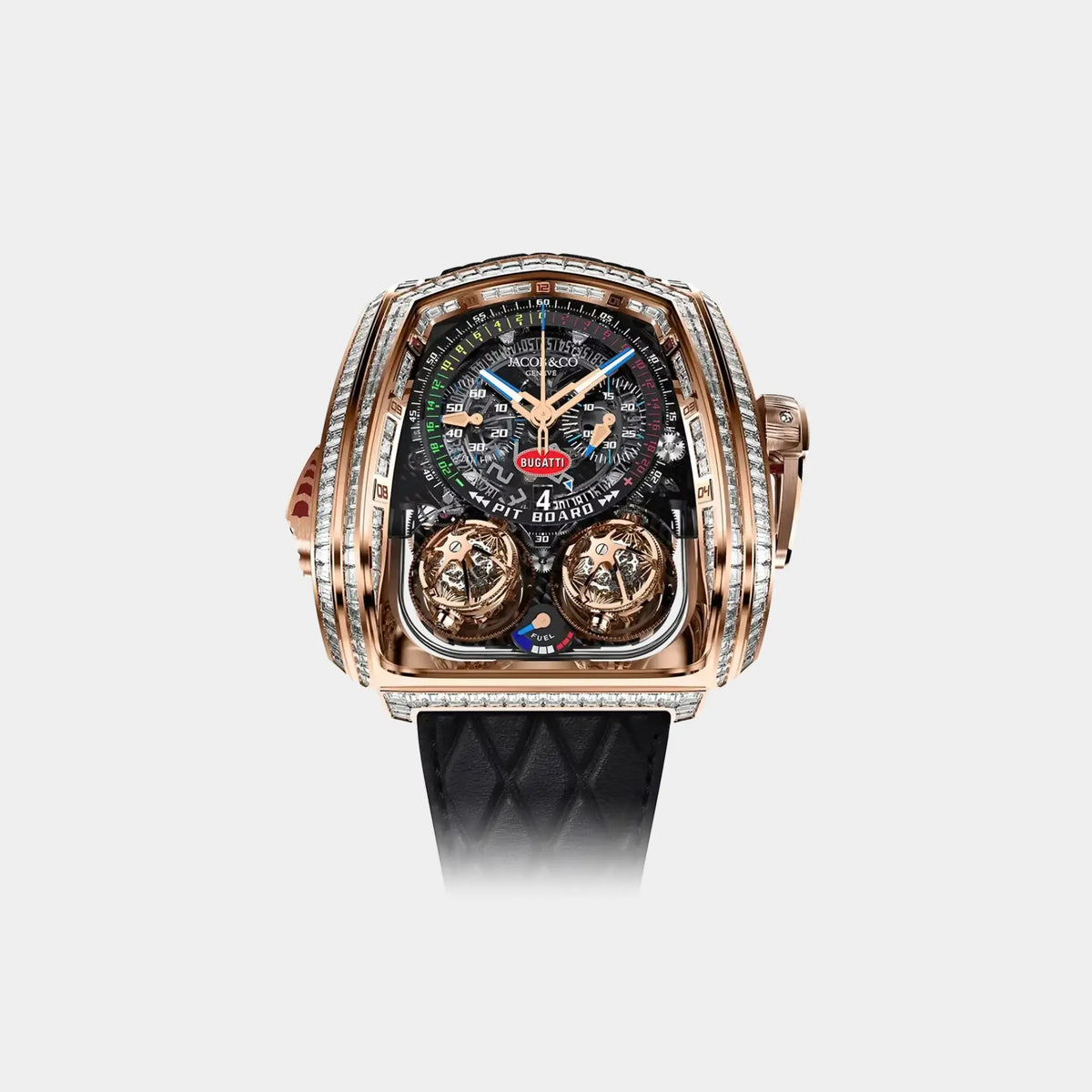Twin Turbo Furious Baguette Rose Gold TT800.40.BD.AB.A