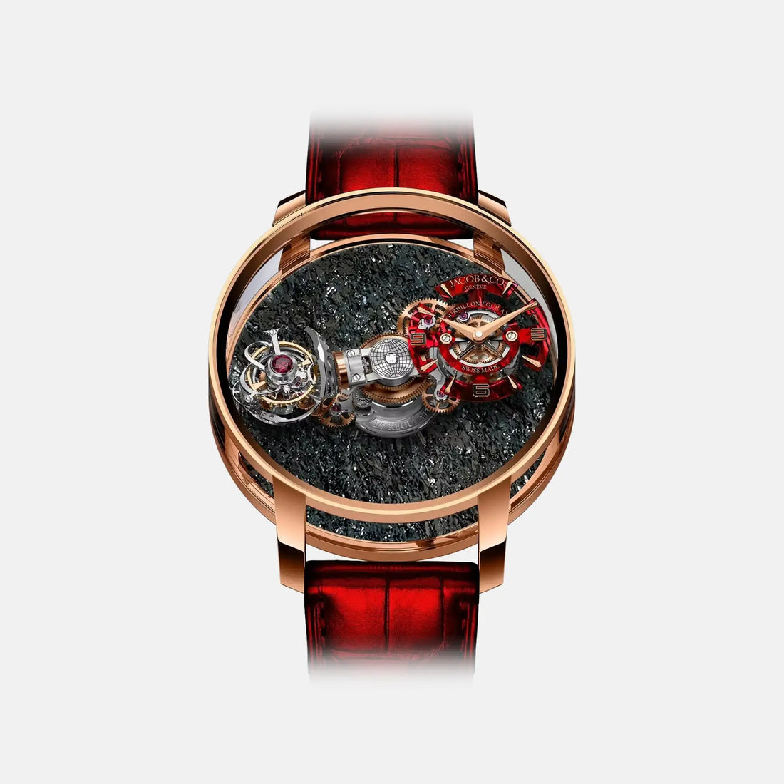 Jacob &amp; Co Astronomia Four-Axis Tourbillon Hematite AT180.40.AB.UE.A