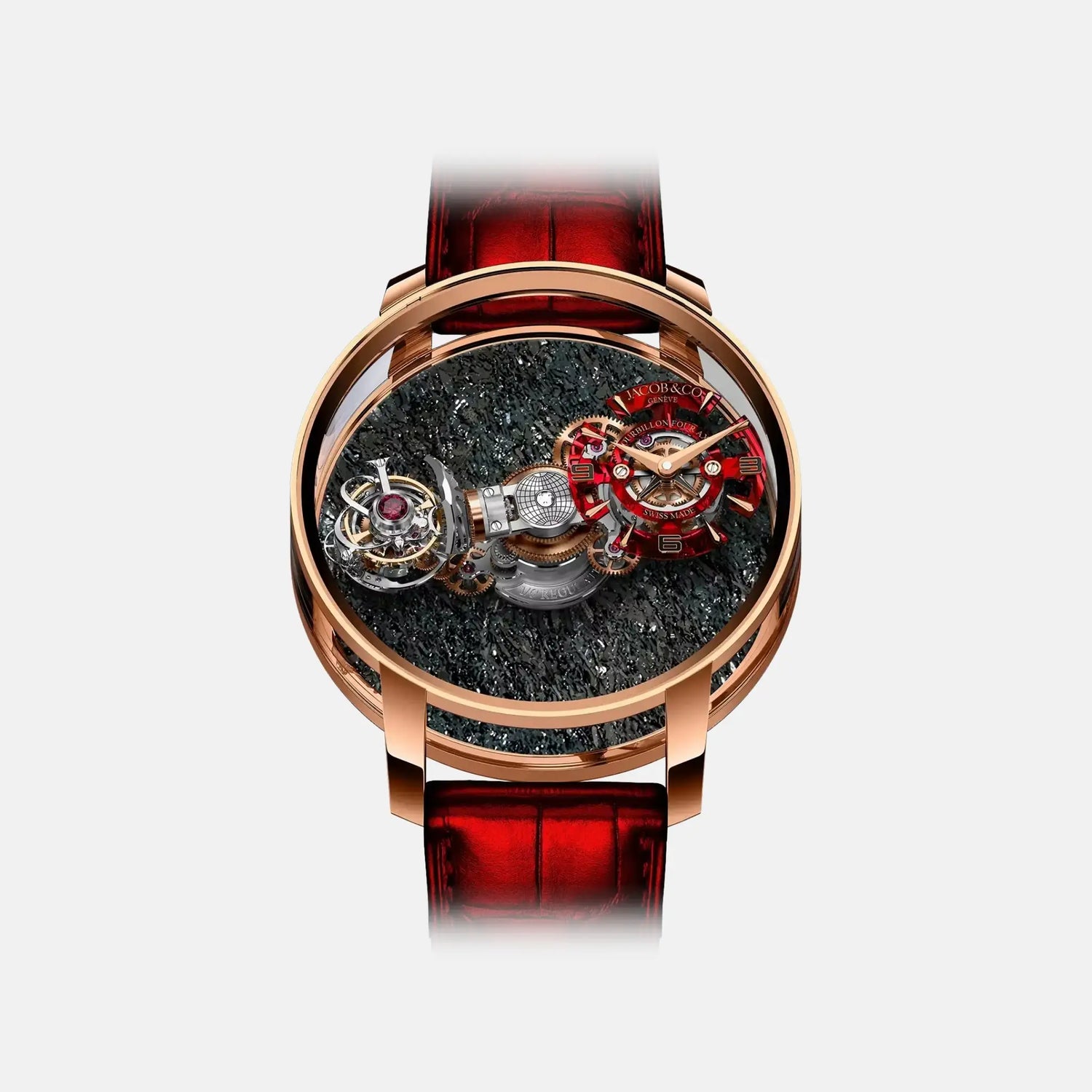 Jacob &amp; Co Astronomia Four-Axis Tourbillon Hematite AT180.40.AB.UE.A