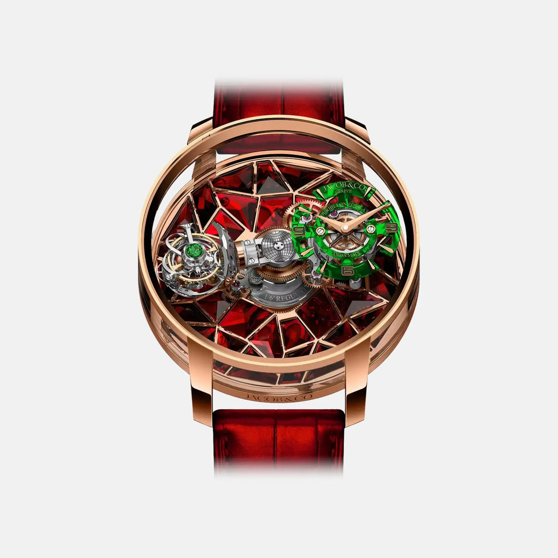 Astronomia Four-Axis Tourbillon Rose Gold Red AT180.40.AB.AD.A
