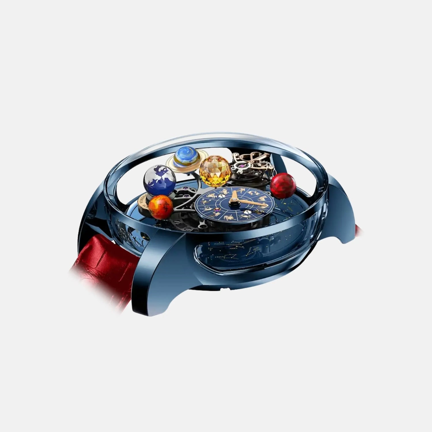Jacob &amp; Co Astronomia Solar Zodiac Blue Titanium AS310.22.AA.AA.A