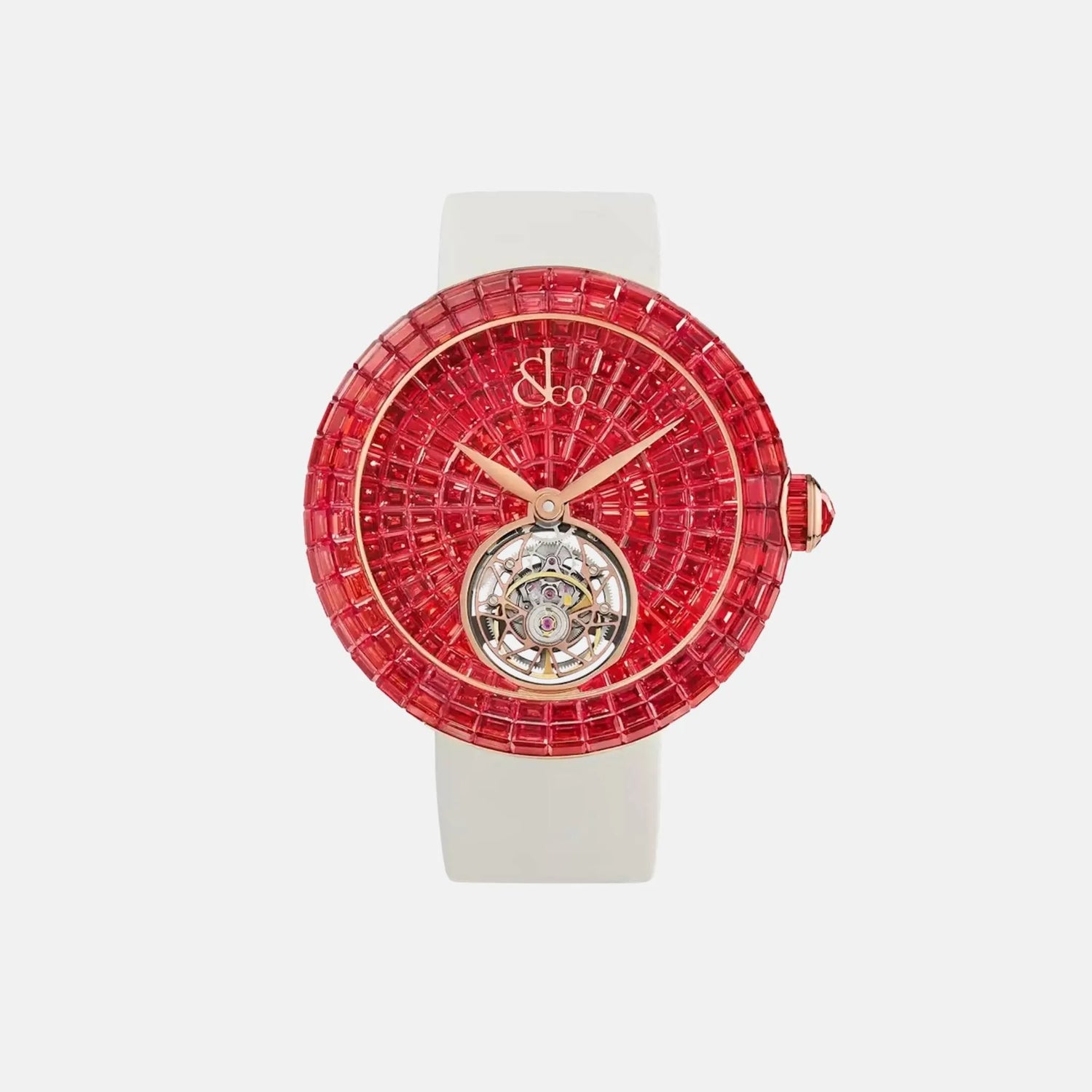 Jacob &amp; Co Brilliant Flying Tourbillon Orange Sapphires II 