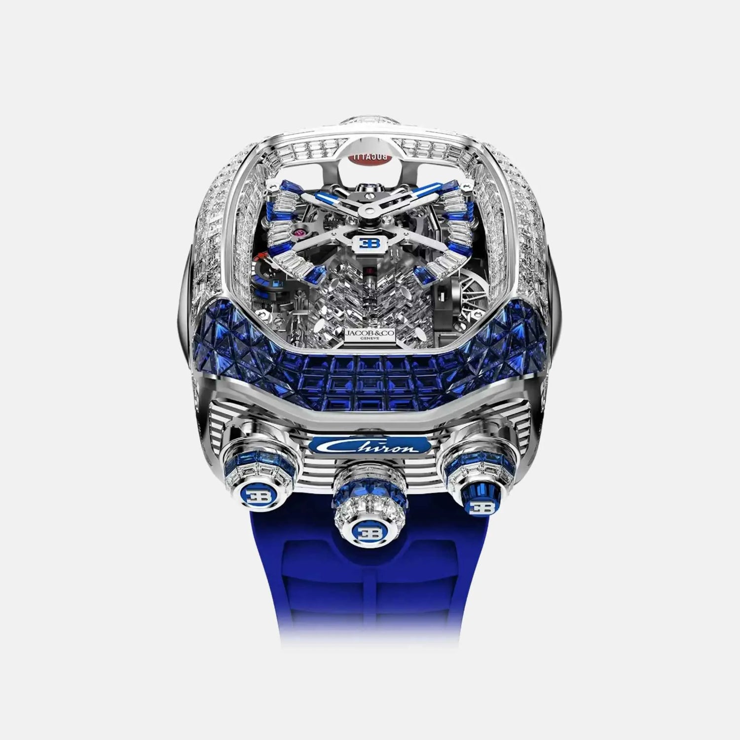 Jacob &amp; Co Bugatti Chiron Tourbillon Baguette BU800.30.AM.UA.A