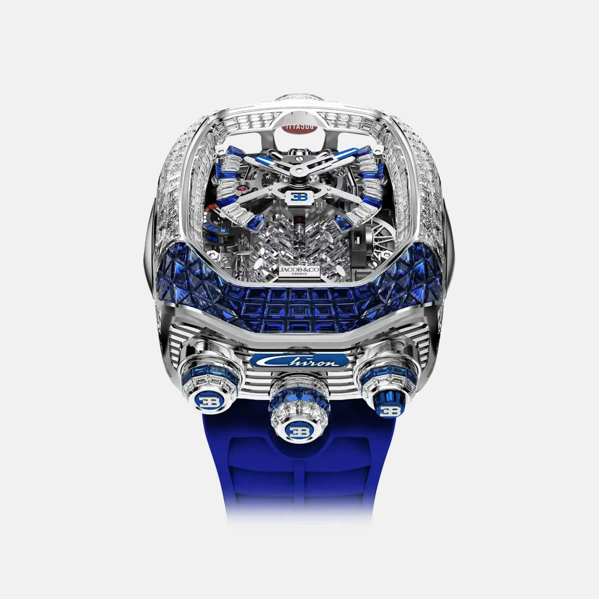 Bugatti Chiron Tourbillon Baguette BU800.30.AM.UA.A
