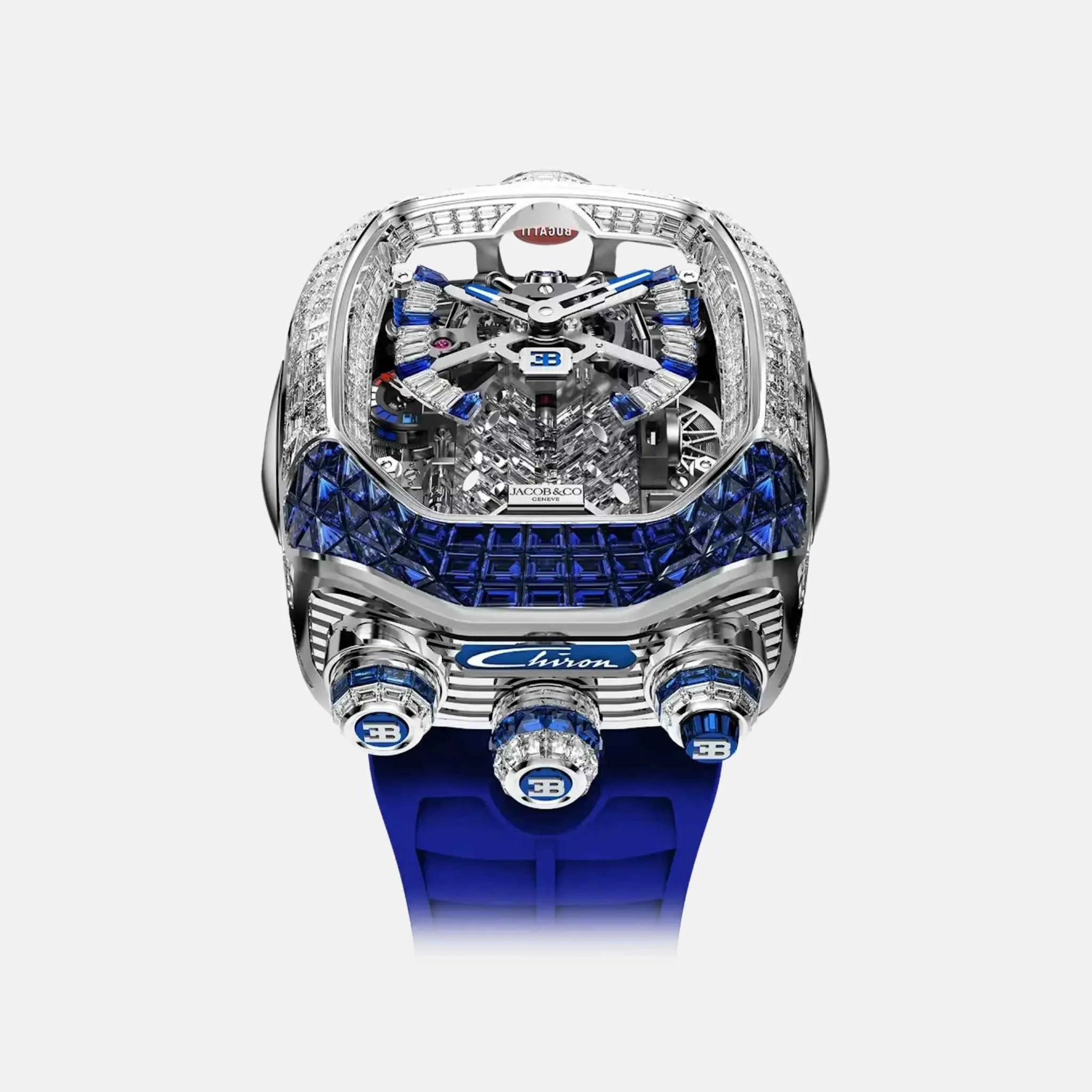 Jacob &amp; Co Bugatti Chiron Tourbillon Baguette BU800.30.AM.UA.A