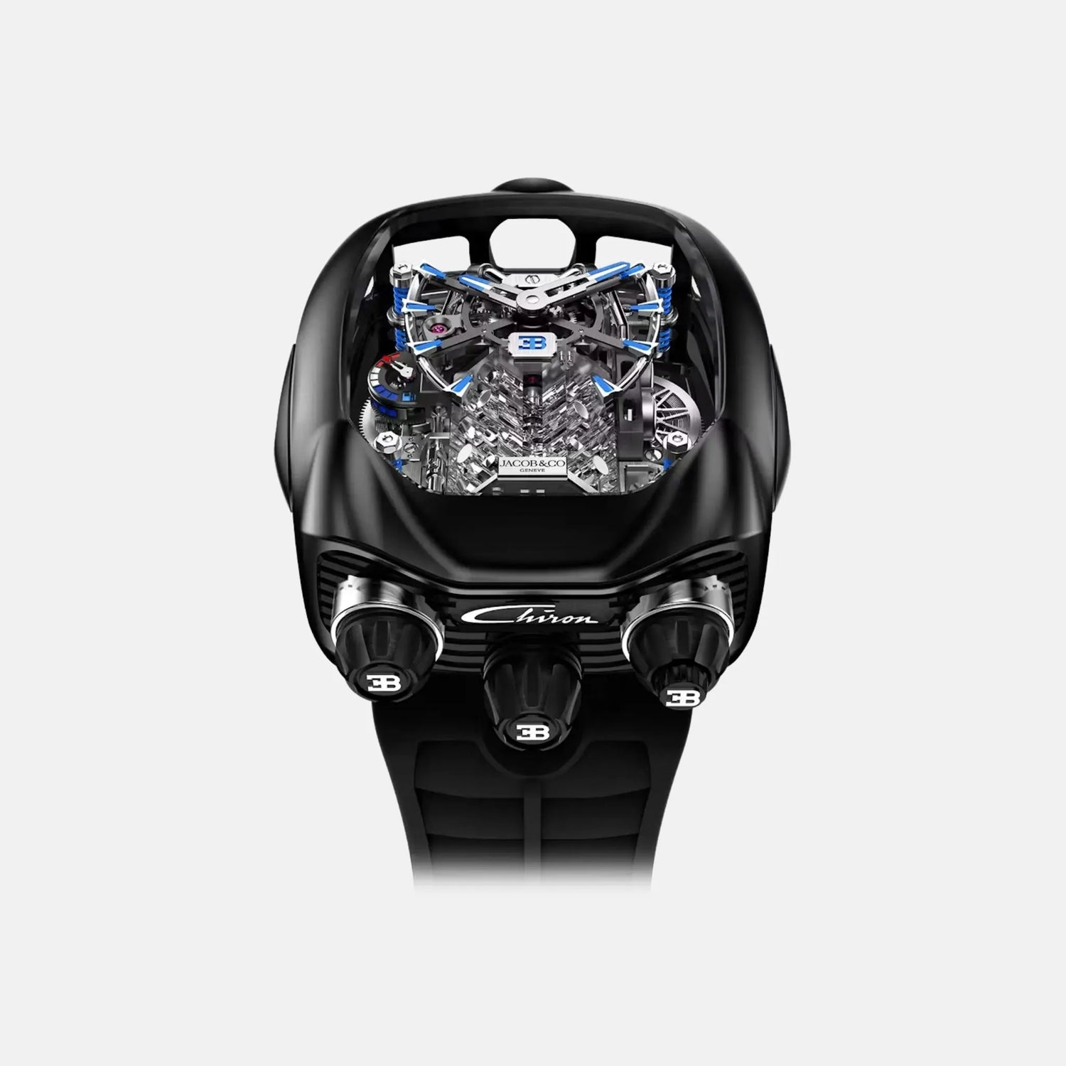 Jacob &amp; Co Bugatti Chiron Tourbillon Black Titanium BU200.21.AH.AB.B