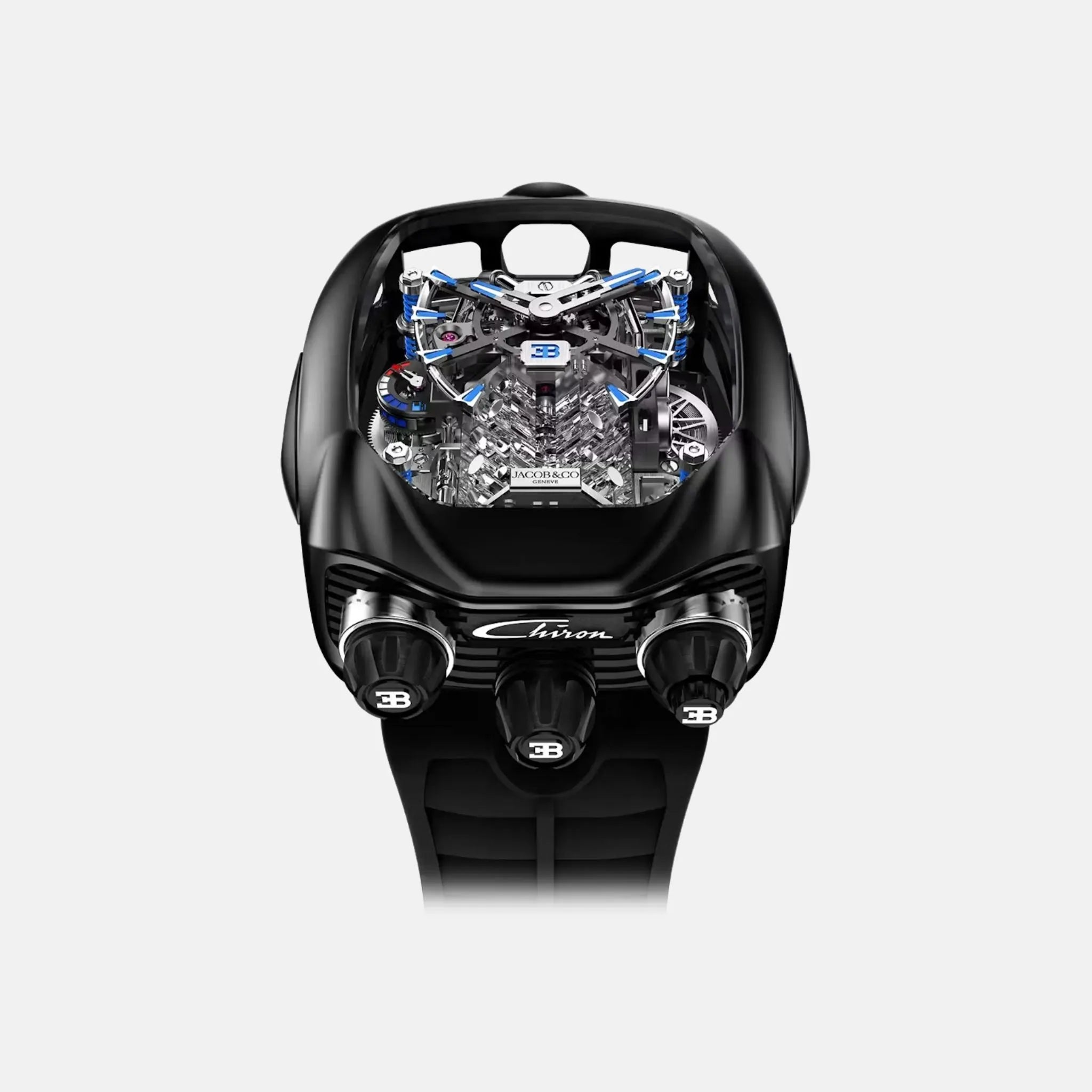Jacob &amp; Co Bugatti Chiron Tourbillon Black Titanium BU200.21.AH.AB.B