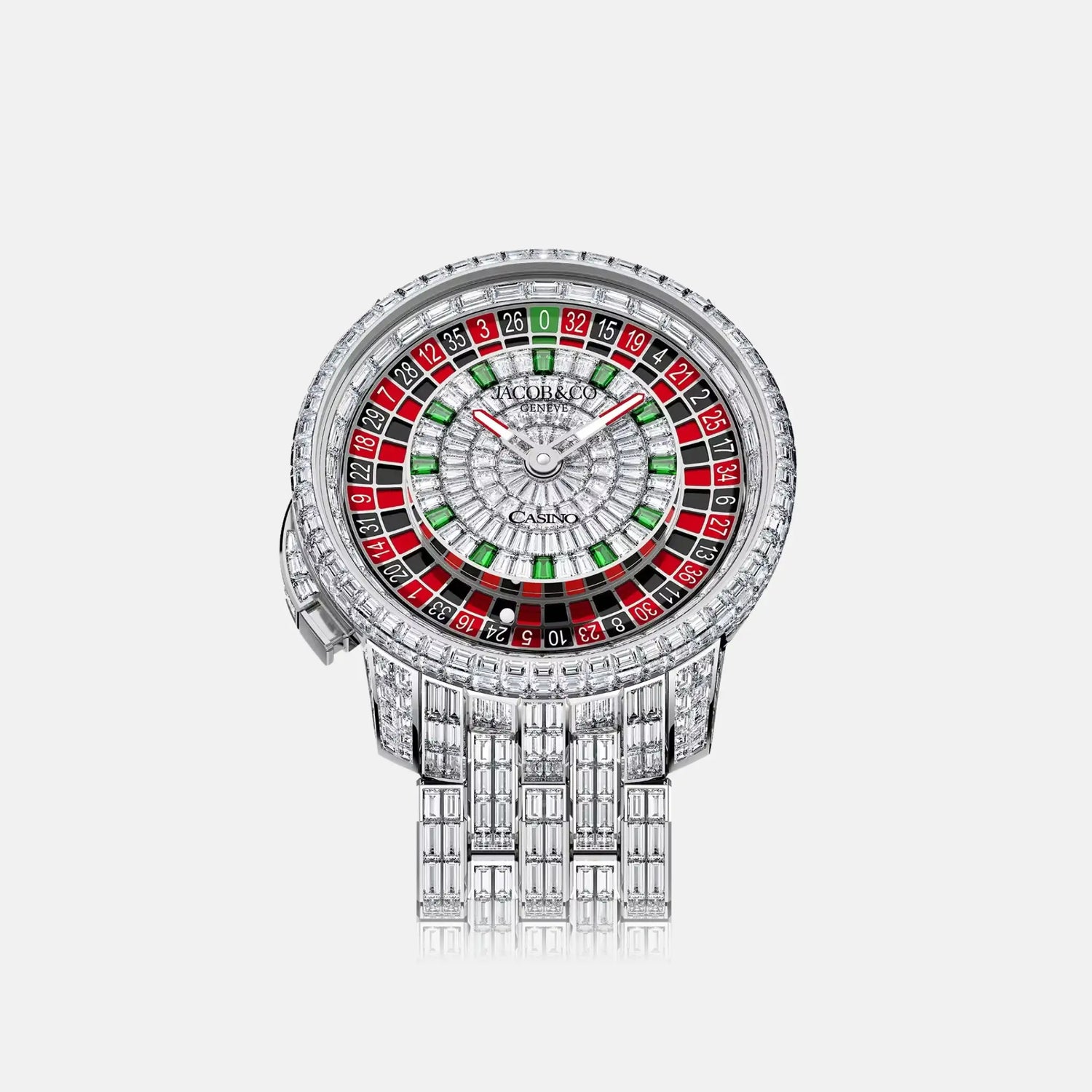 Jacob &amp; Co Casino Tourbillon Full Baguette CA800.39.BD.BA.A39BD