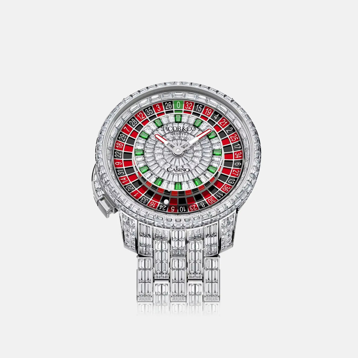 Jacob &amp; Co Casino Tourbillon Full Baguette CA800.39.BD.BA.A39BD