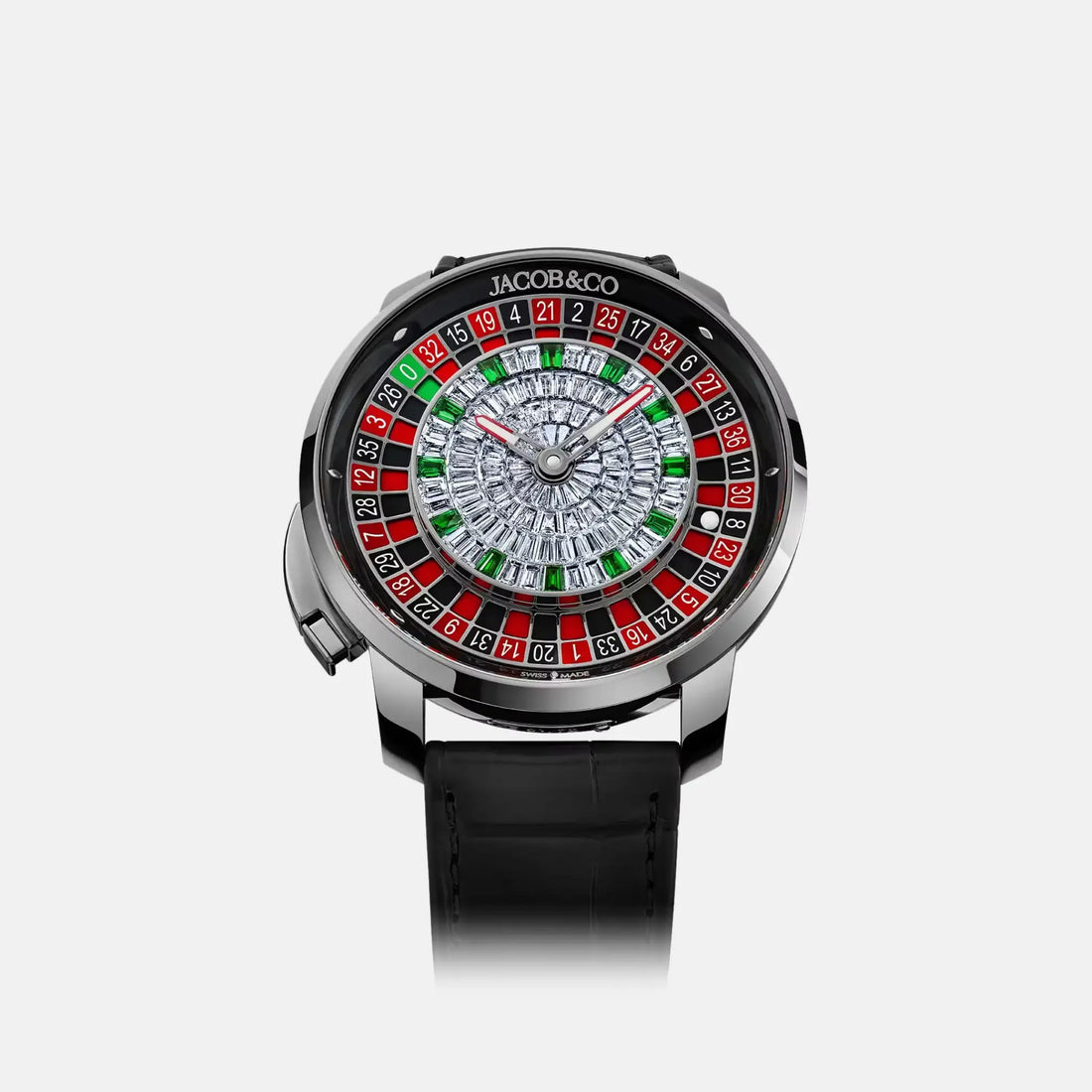 Jacob &amp; Co Casino Tourbillon White Gold Baguette CA100.30.AB.BB.A