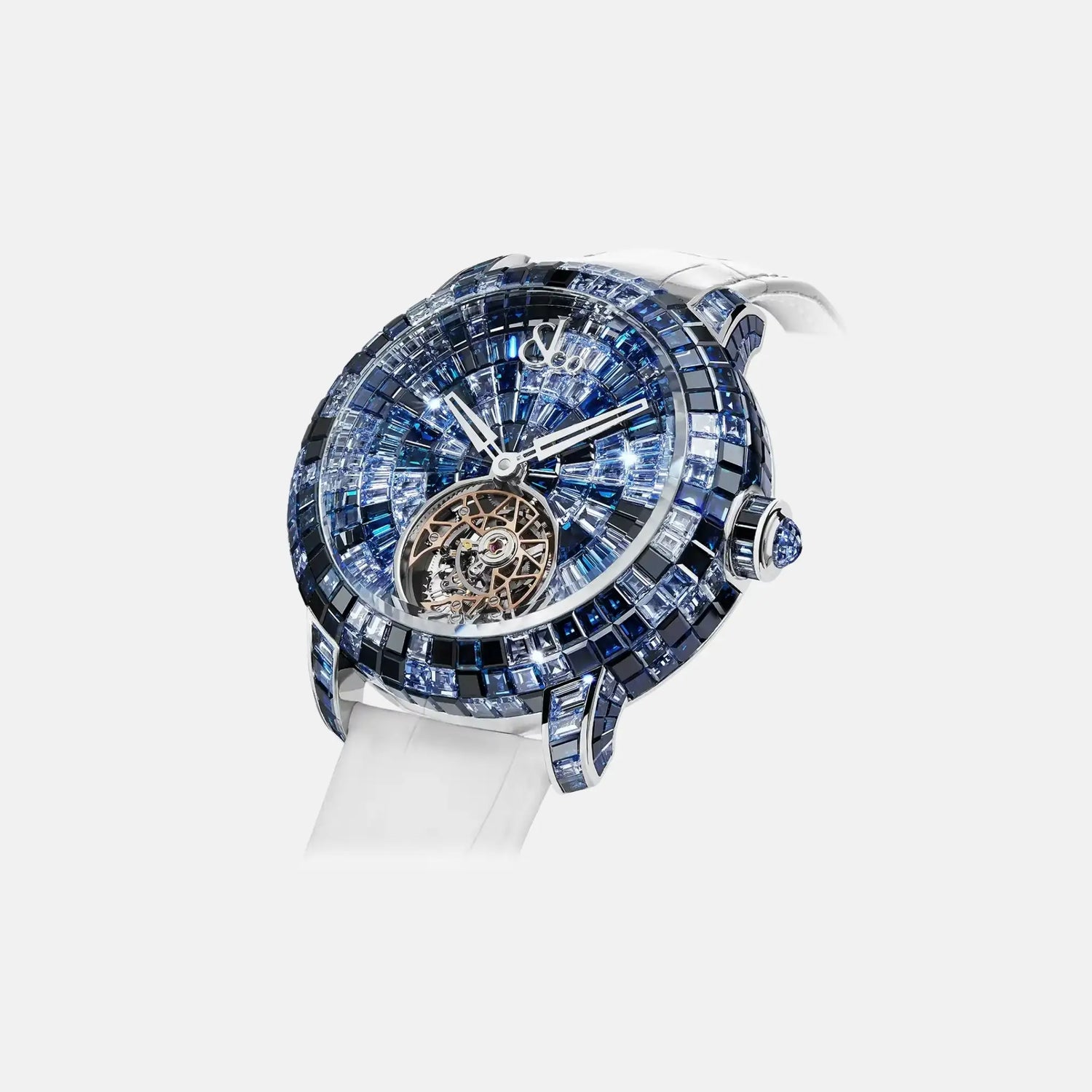 Jacob &amp; Co Caviar Tourbillon Camo Blue CV210.30.CB.CB.A