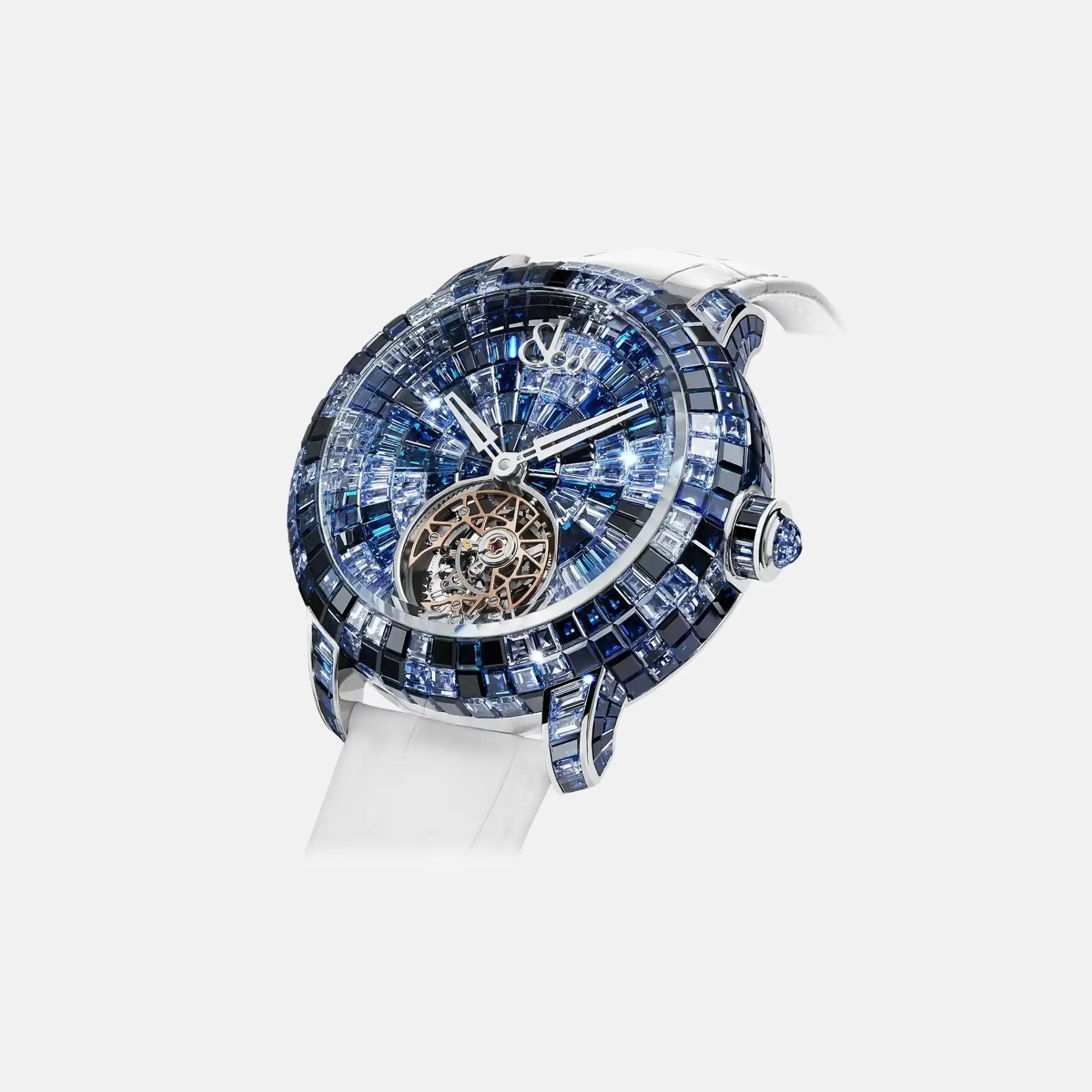 Jacob &amp; Co Caviar Tourbillon Camo Blue CV210.30.CB.CB.A