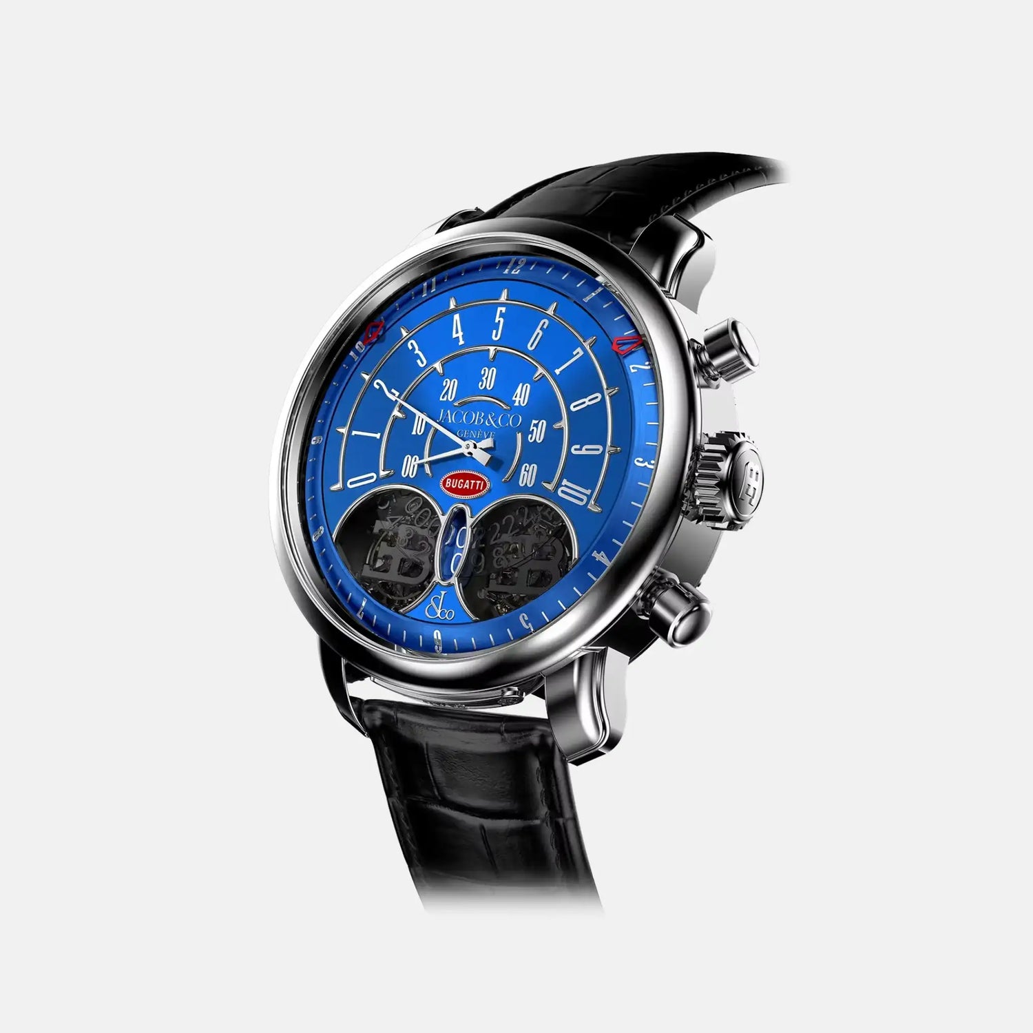 Jean Bugatti White Gold Blue Dial BU100.30.AA.AA.B