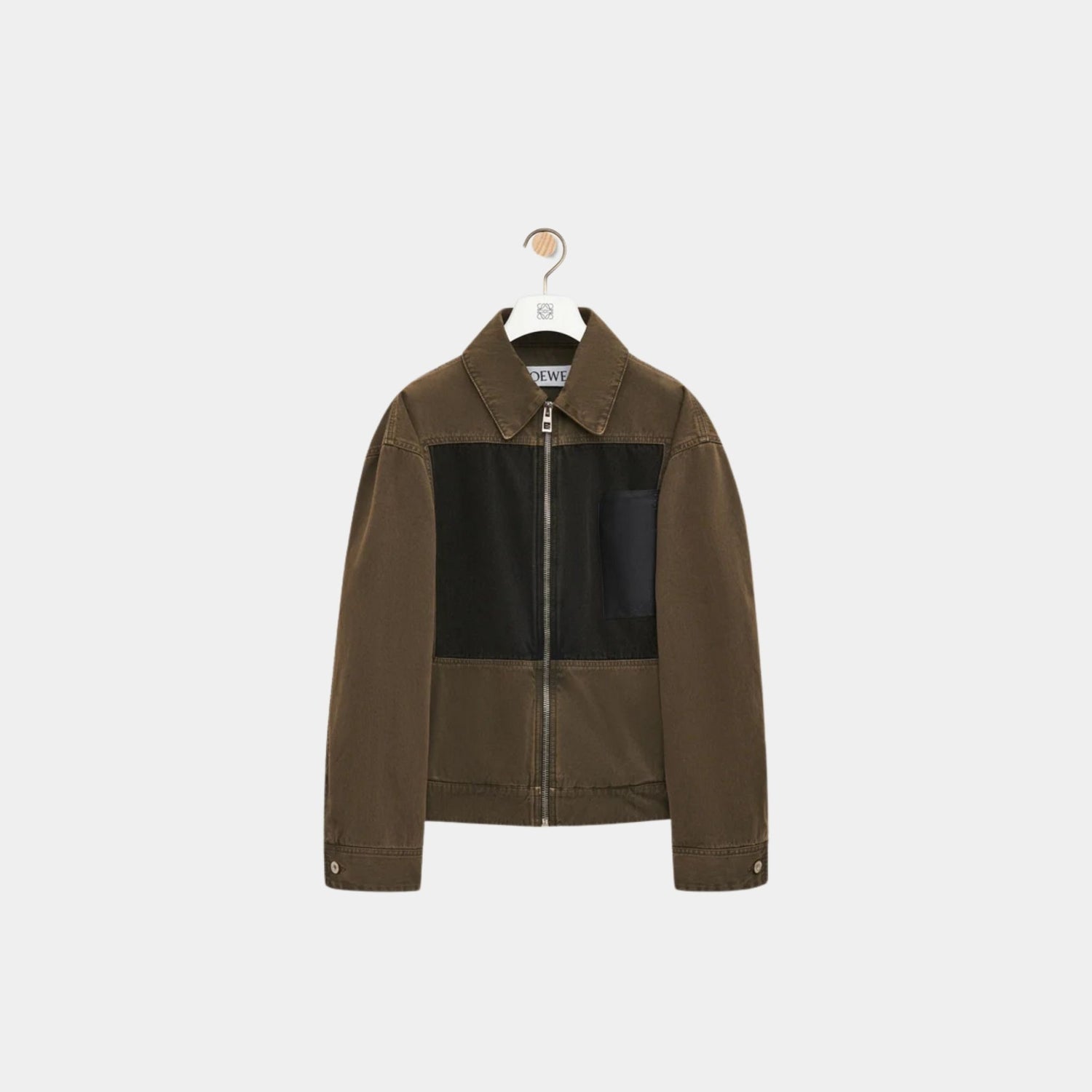 Loewe Jacket in Cotton Satin, Front